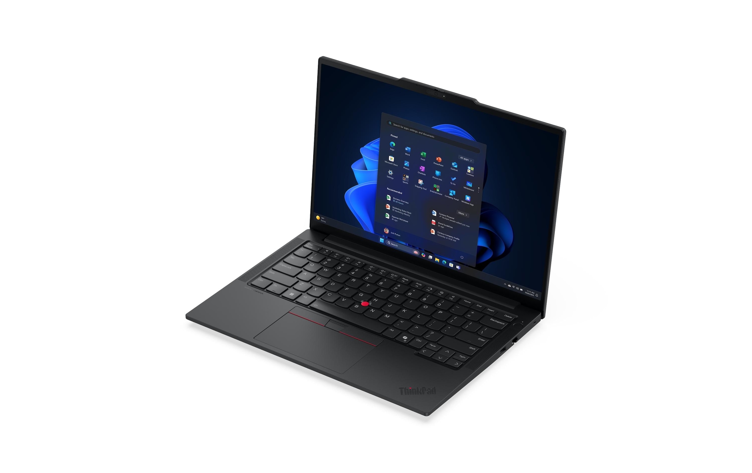 Lenovo Ordinateur portable professionnel »ThinkPad E14 Gen 7 (AMD)« / 14 ″ AMD Ryzen 7 1.000 Go SSD Integrierte NPU (Neural Processing Unit)