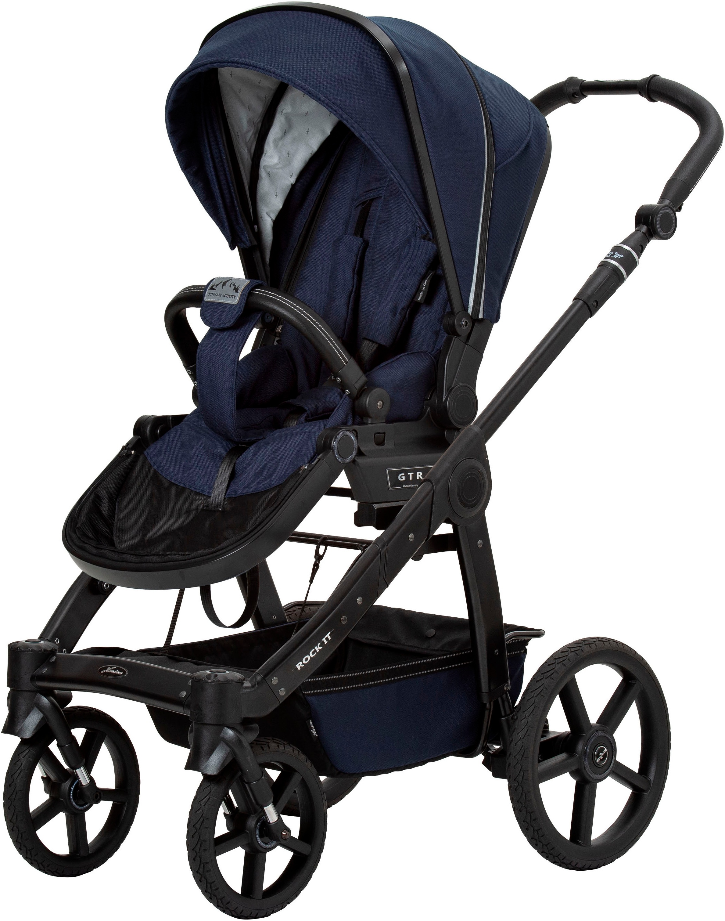 Hartan Kombi-Kinderwagen »Rock it GTR Outdoor mit Handbremse«, Made in Germany
