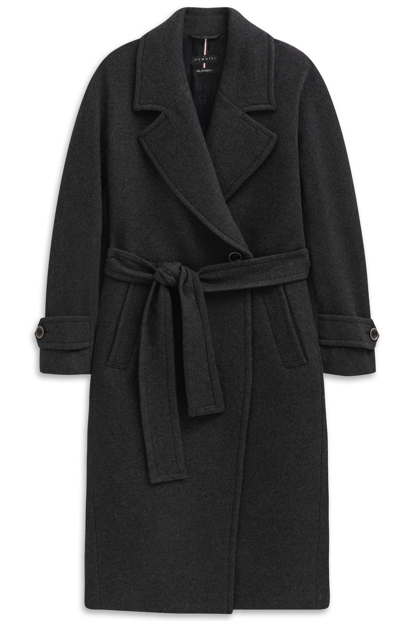 bugatti Trenchcoat »Loose Fit« Oversized, Flexcity Stretch mit Bindegurt