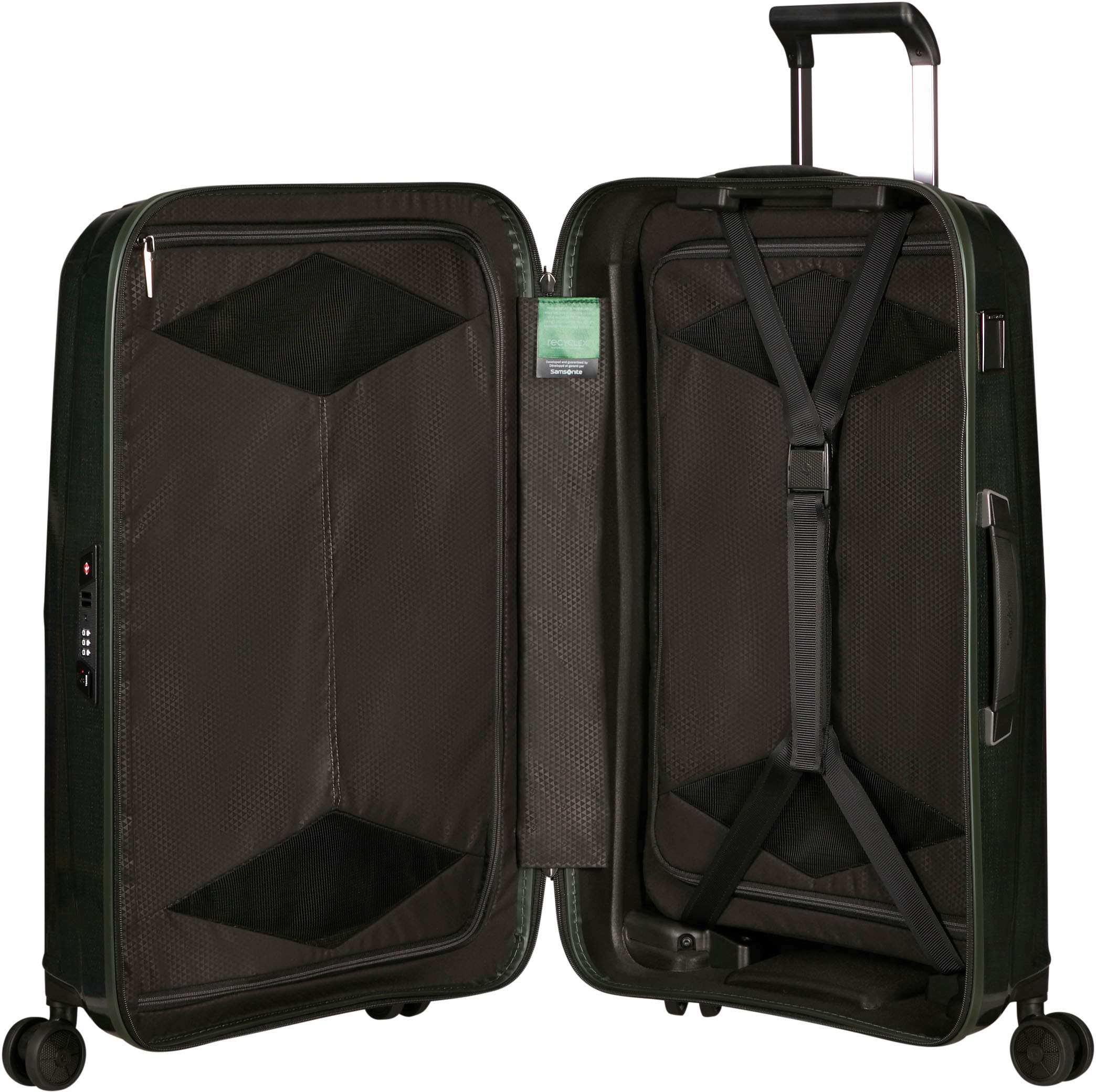 Samsonite Hartschalen-Trolley »MAJOR-LITE, verschiedene Grössen und Farben«, 4 Rollen, Reisekoffer Volumenerweiterung bei S Reisegepäck Made in Europe