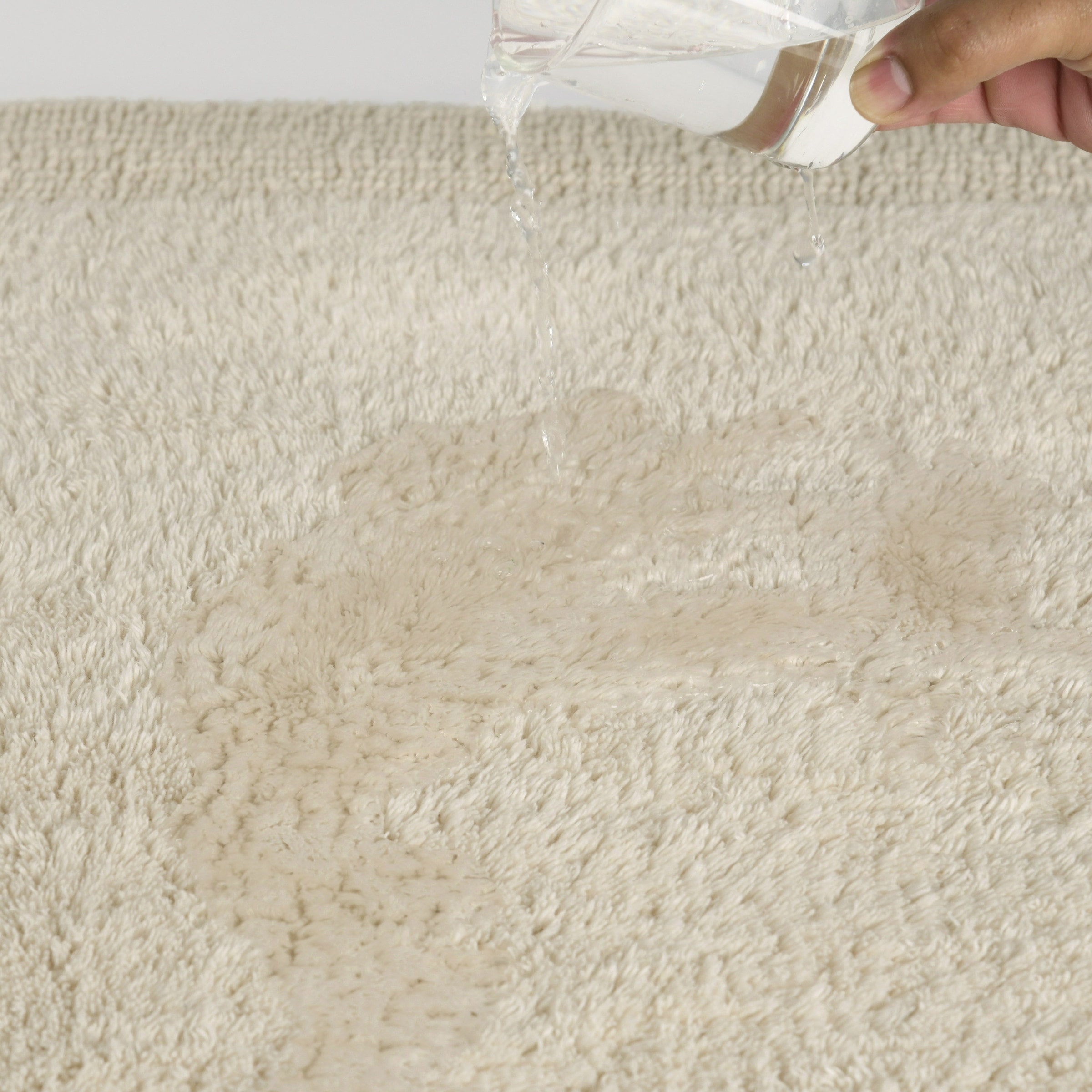 my home Badematte »Kapra, Badvorleger, Badezimmer Teppich«, beidseitig nutzbar-fussbodenheizungsgeeignet-strapazierfähig, mit Bordüre, Badteppich, Badematte, Baumwolle