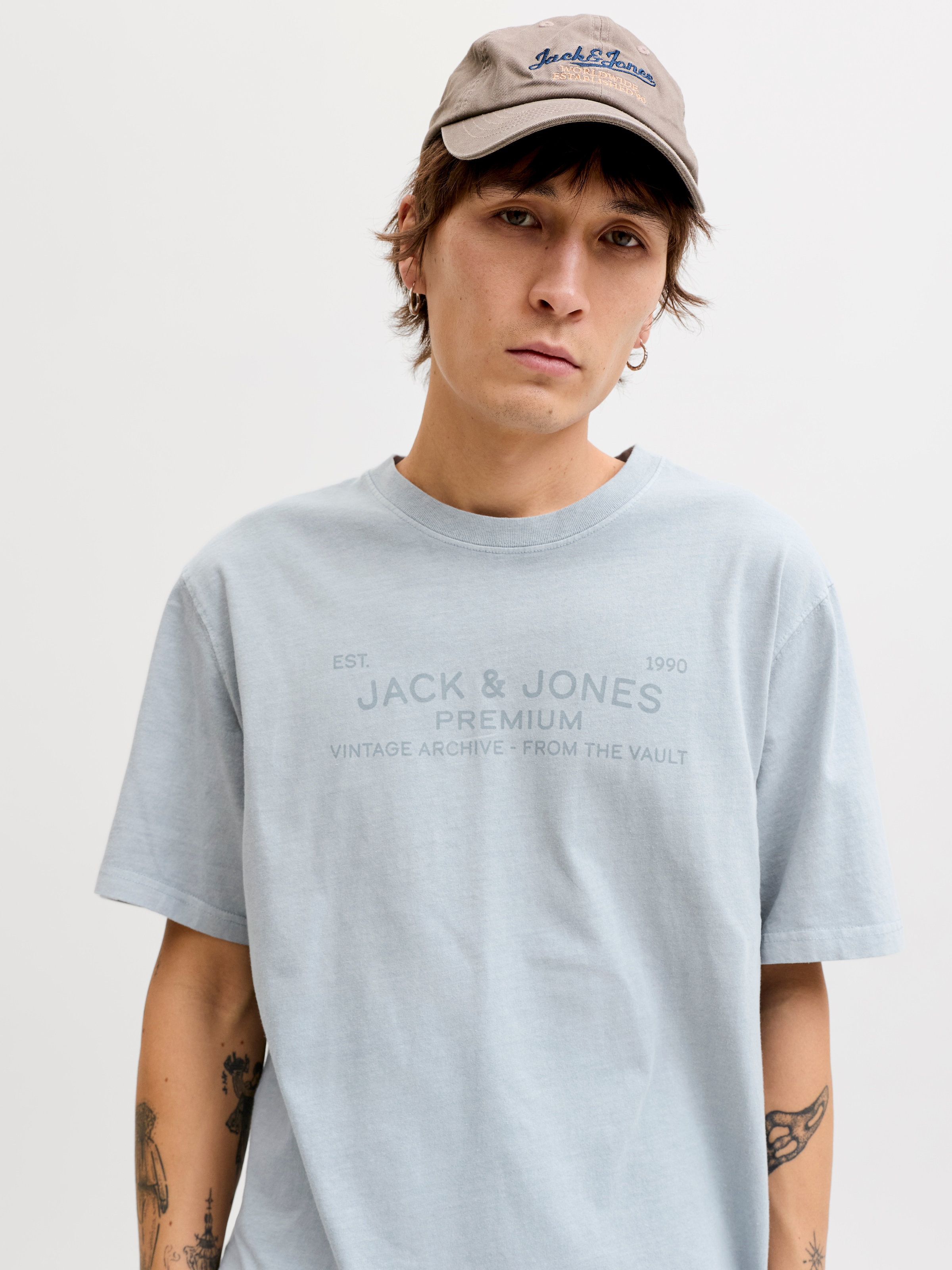 Jack & Jones T-shirt »JPRBLUAIDEN SS TEE« coton, coupe régulière