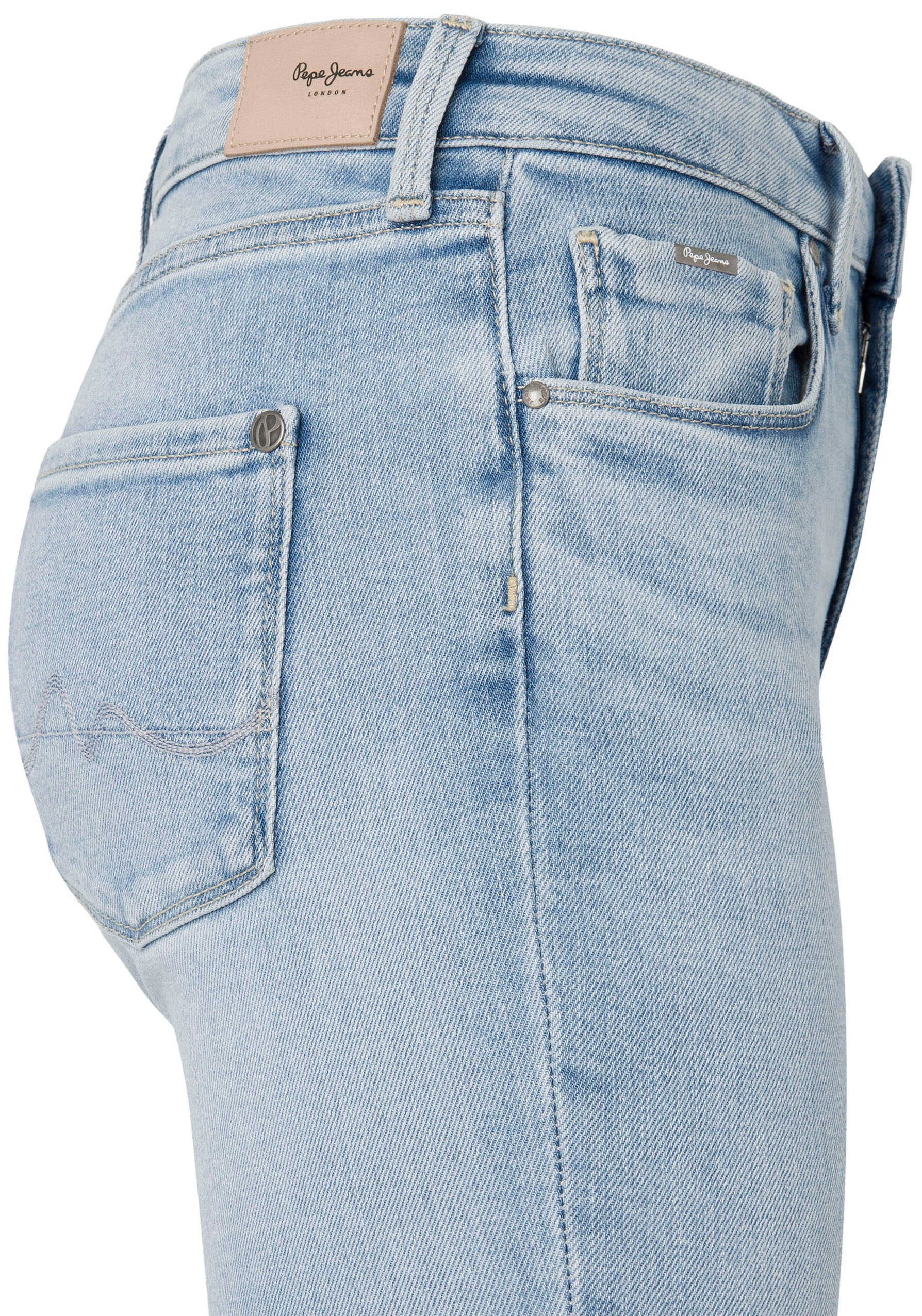 Pepe Jeans Skinny-fit-Jeans, in Used-Optik