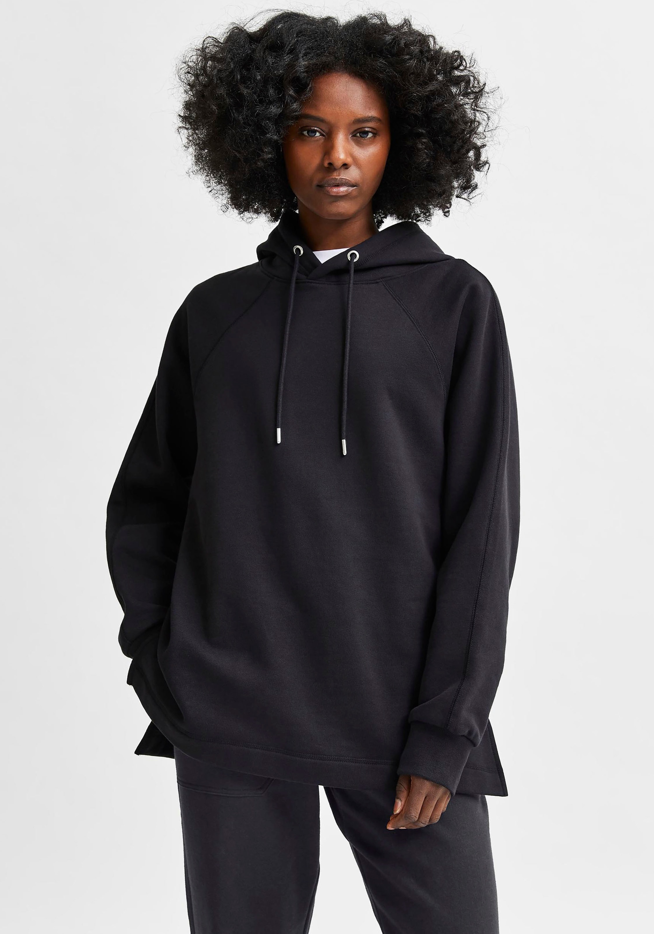 Image of SELECTED FEMME Kapuzensweatshirt, aus Baumwolle bei Ackermann Versand Schweiz