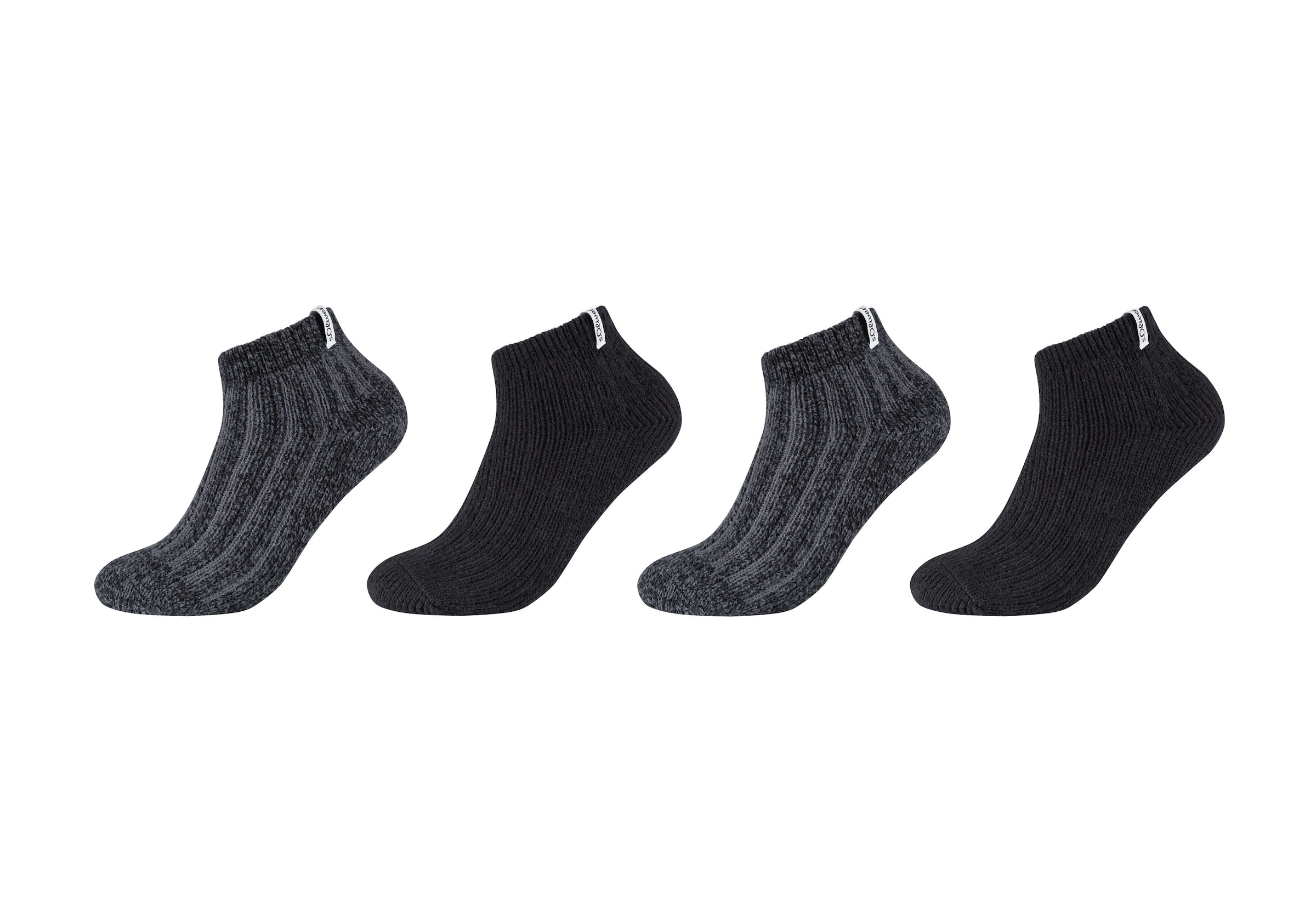 Image of s.Oliver Sneakersocken "warm & cozy" 4 Paar tlg. mit elastischem Bund