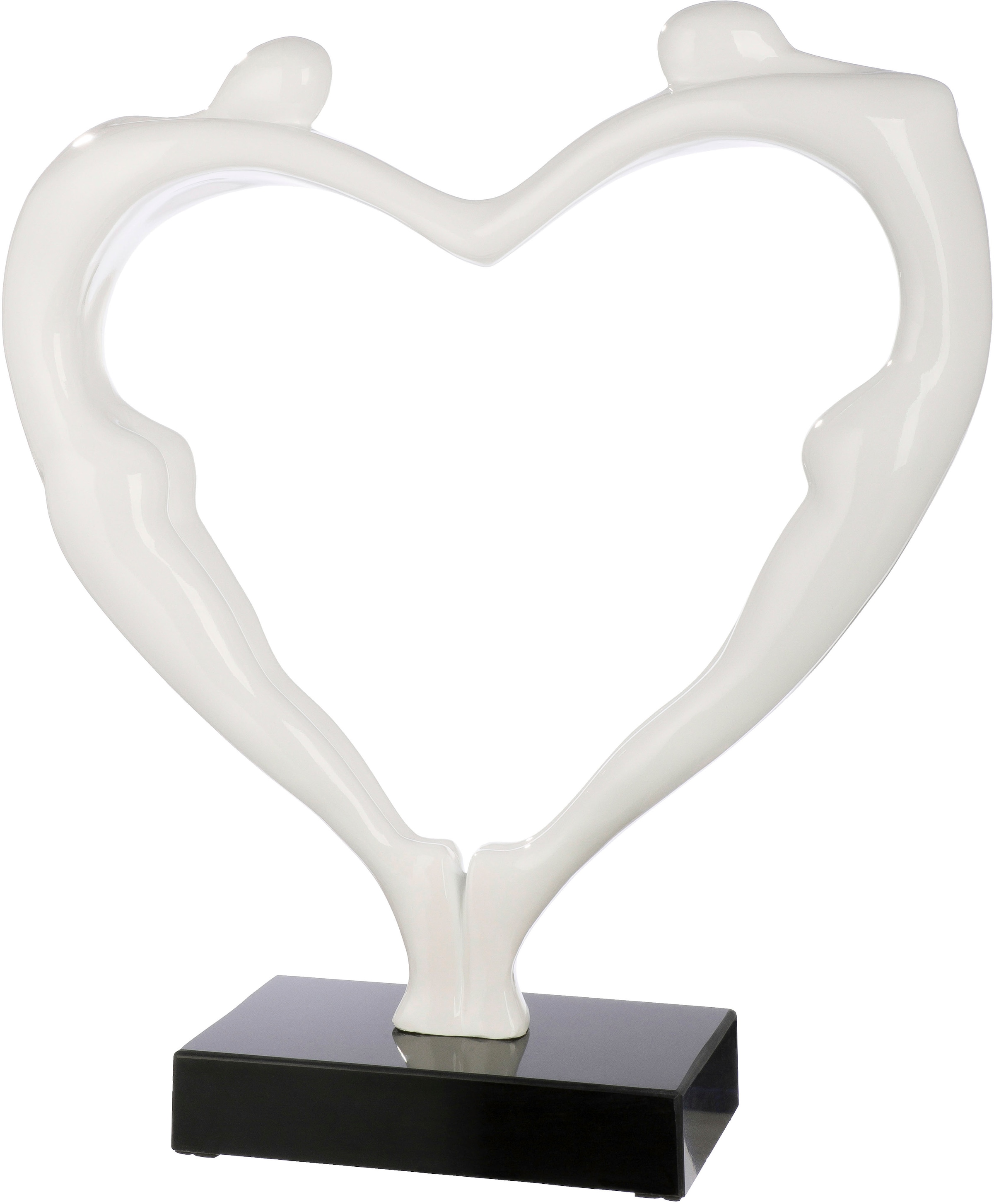 Image of Casablanca by Gilde Dekofigur "Skulptur Herzpaar"