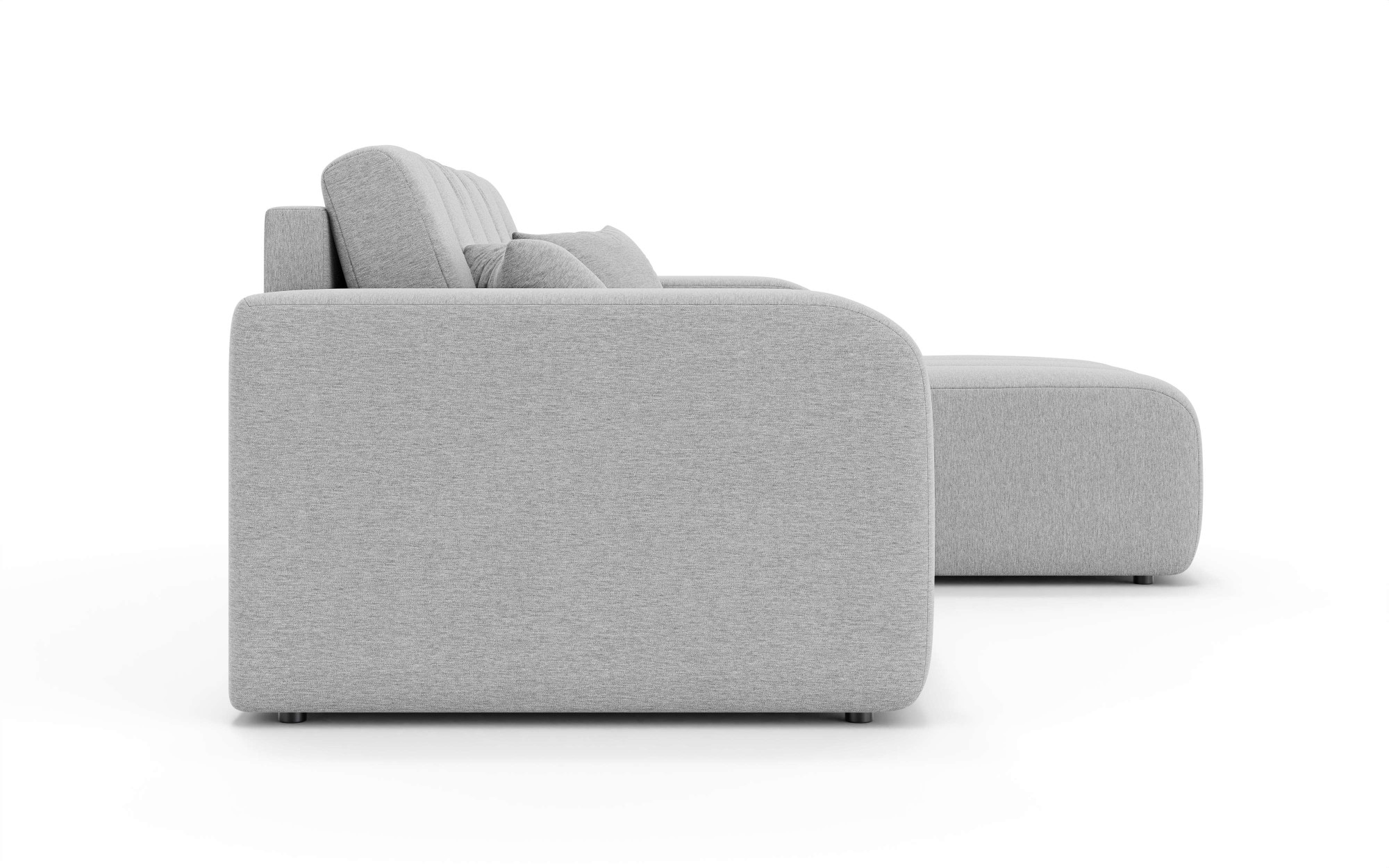 INOSIGN Ecksofa »CASSY L-Form, Schlafsofa mit Bettkasten, Masse B/T/H: 245/165/88 cm«, mit 2 Rückenkissen, Recamiere rechts oder links bestellbar
