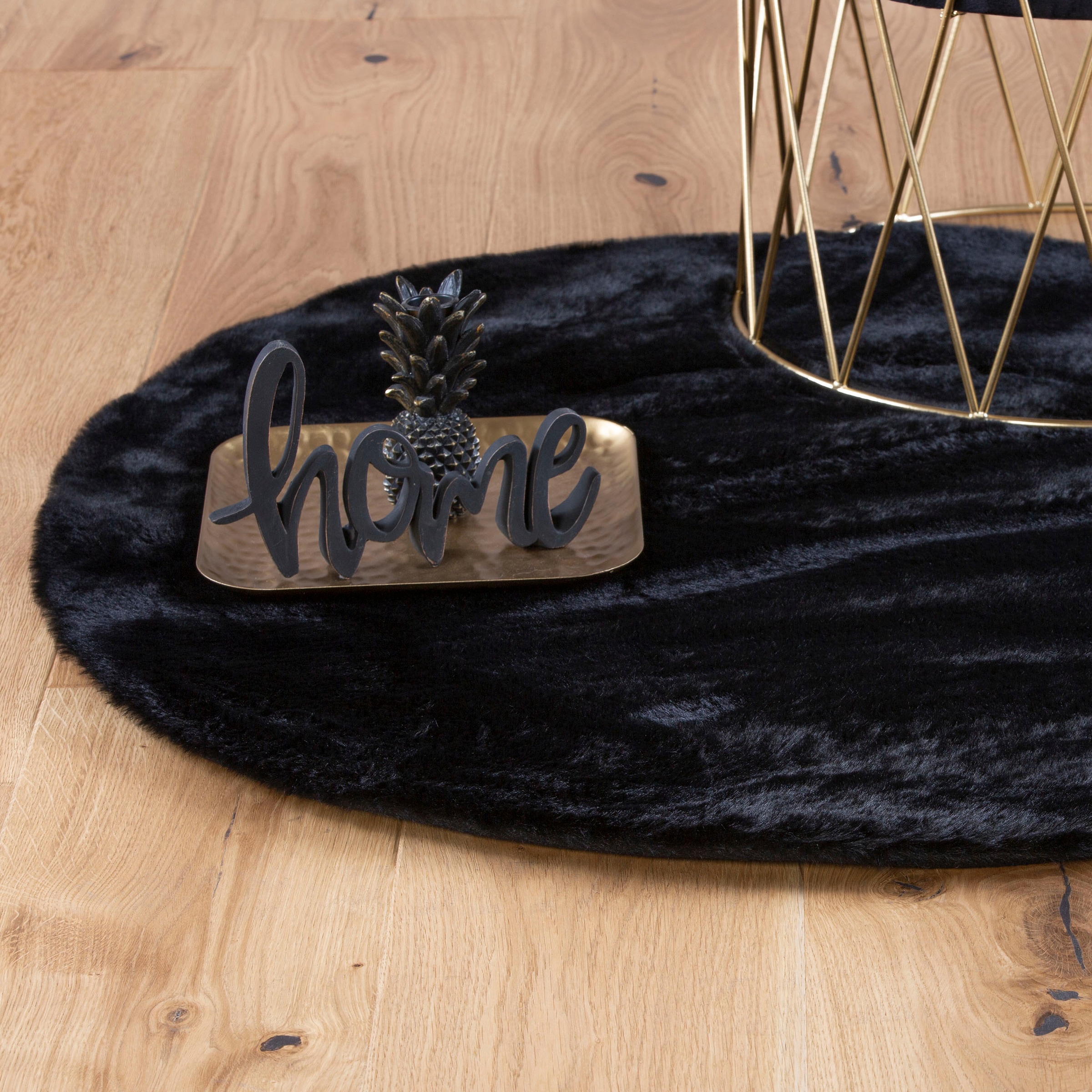 Obsession Tapis en fourrure »My Cha Cha 535« Rond 18 mm Höhe Kunstfell, besonders weich - ein echter Kuschelteppich