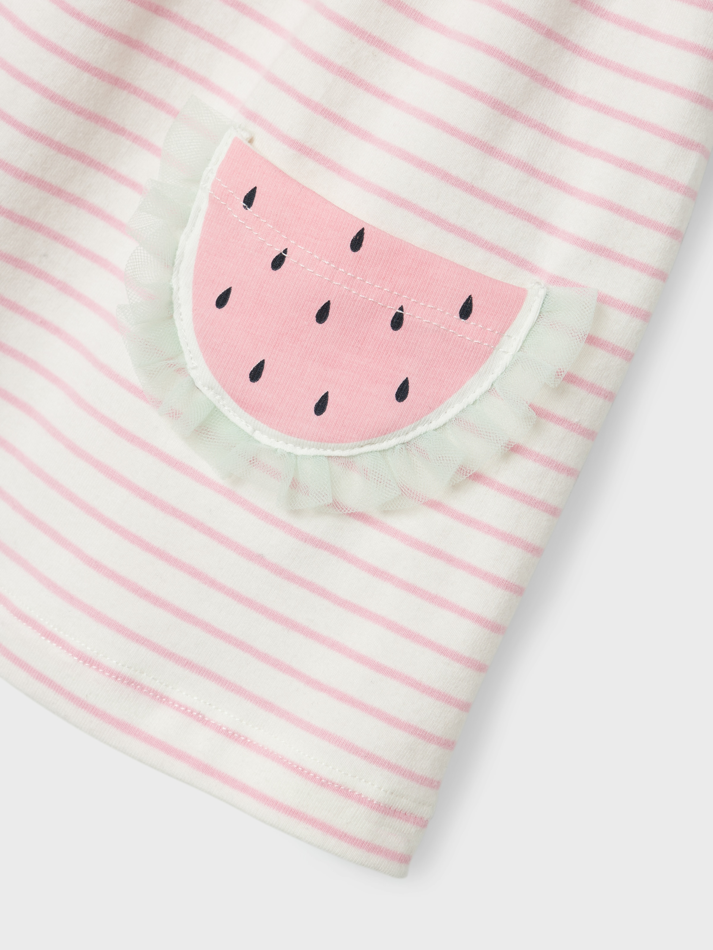 Name It Robe & leggings »NBFJABELLE SS DRESS SET« Set, 2 cuis tlg. mit süssen aufgesetzten Taschen