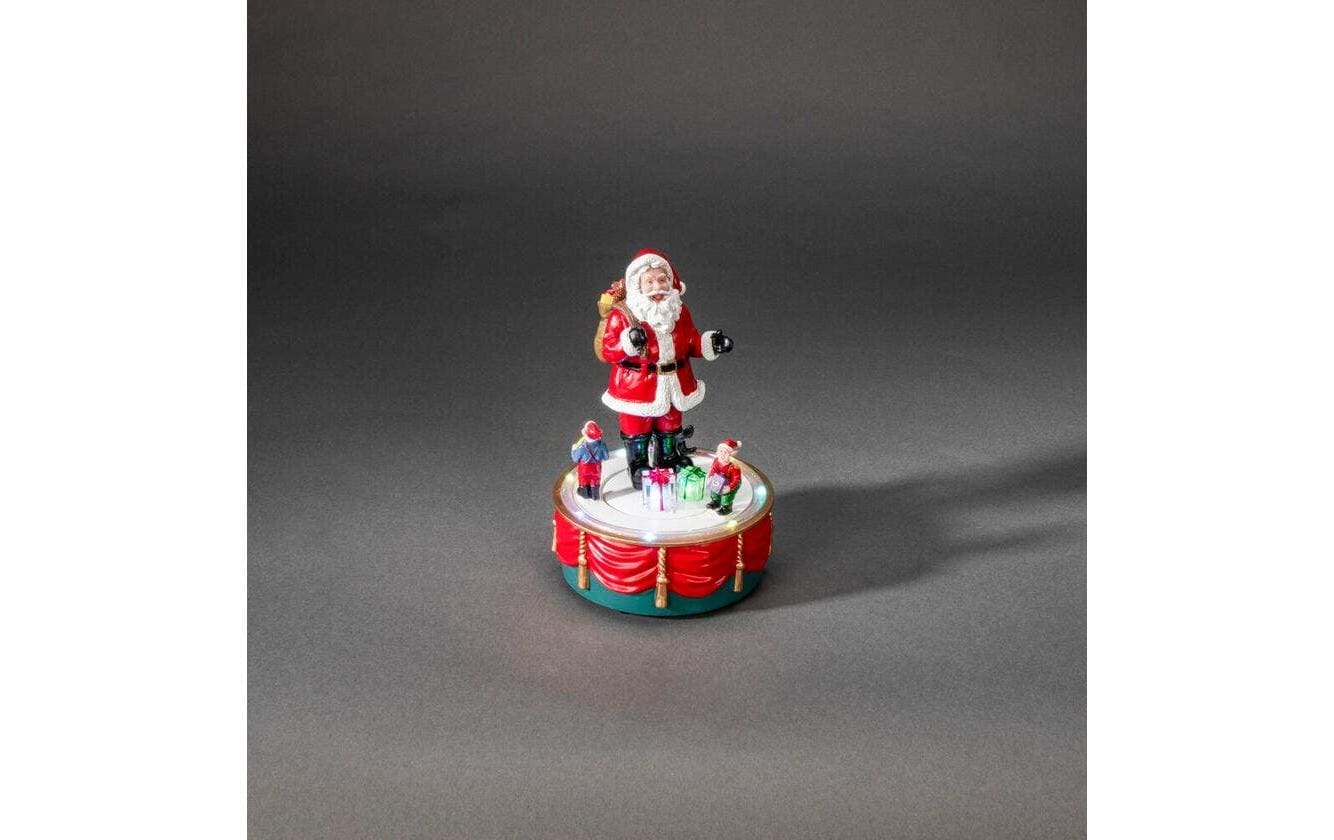 KONSTSMIDE LED Dekolicht »LED-Szenerie Weihnachtsmann mit 6h Timer« LED-Modul RGB