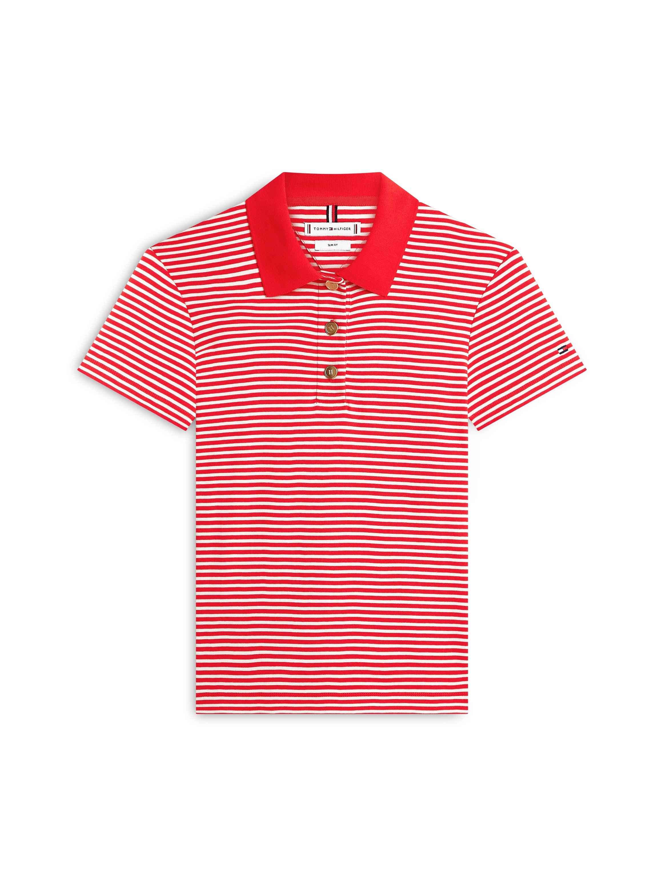 Tommy Hilfiger Polo »GOLD BUTTON SLIM SS POLO«