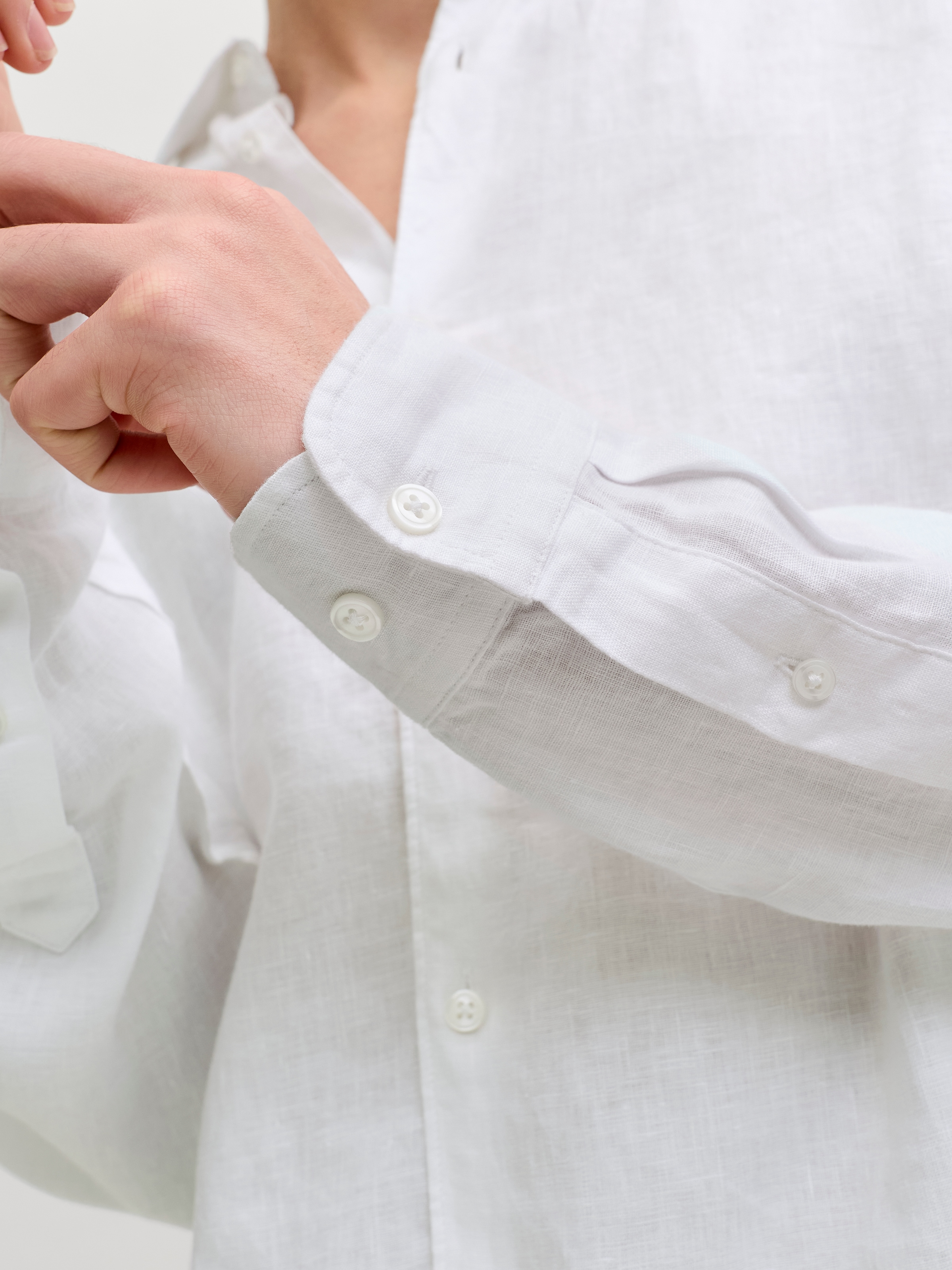 Jack & Jones Chemise à manches longues »JPRBLALAWRENCE LINEN LS SHIRT SN«