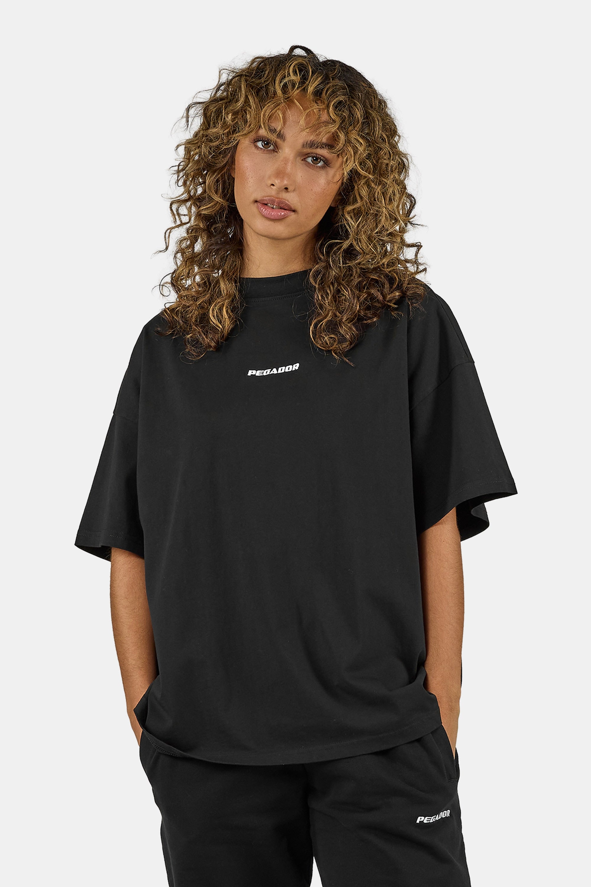 PEGADOR T-shirt »Bracy Heavy Oversized Tee« Coton, oversize
