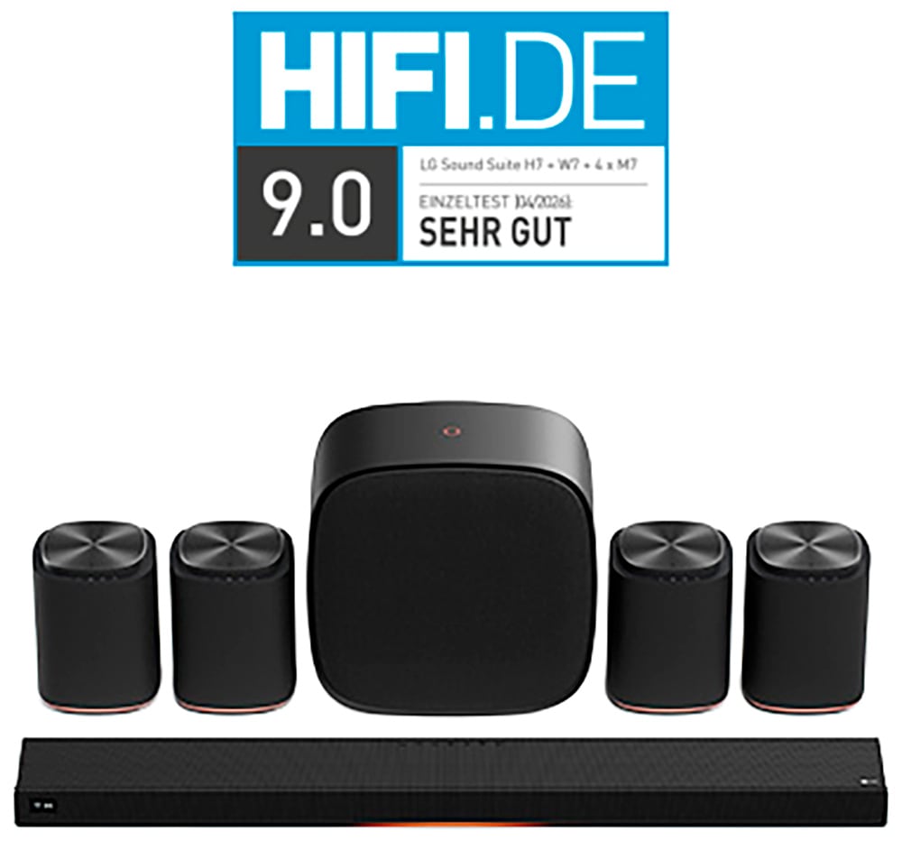 LG Barre de son »Sound Suite H7« 5.1.3 ( 500 W) mit Dolby Atmos FlexConnect-Technologie