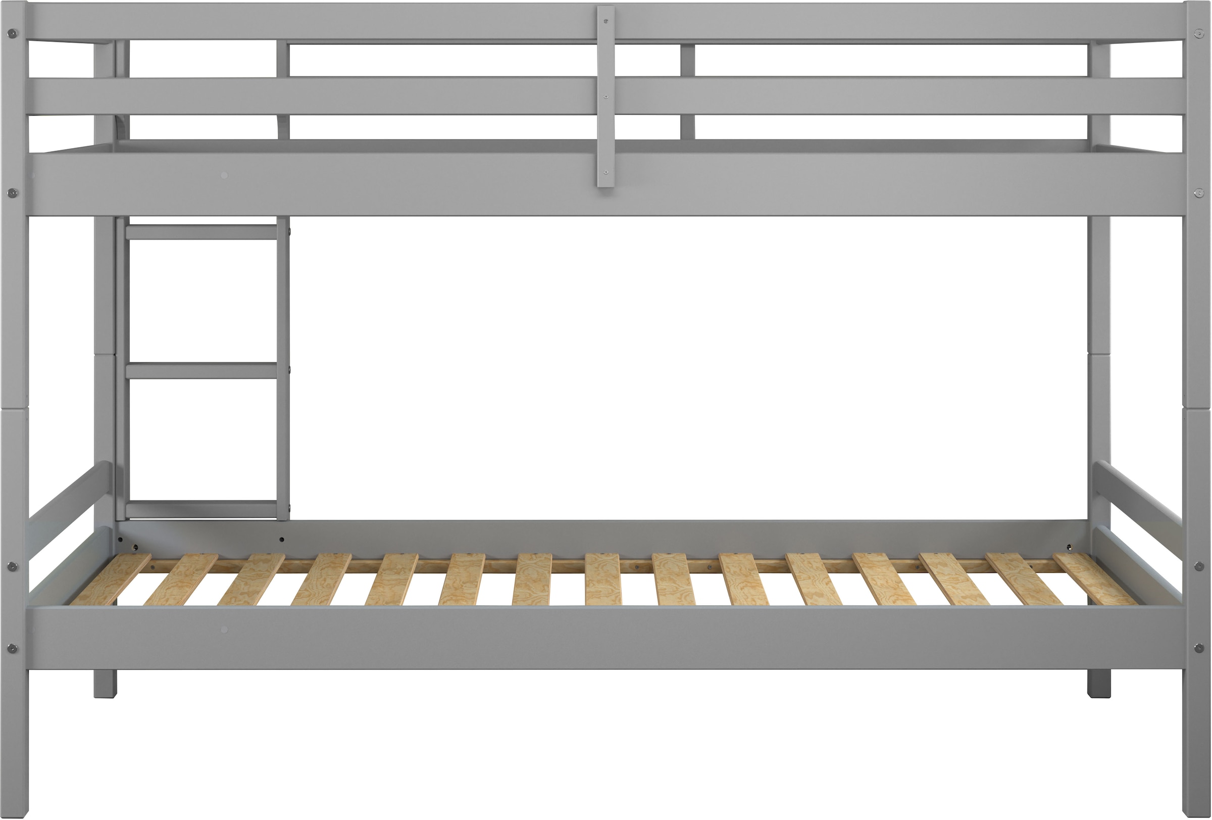 Lüttenhütt Lit superposé »Mora Bett Kinderbett Leiterbett Stockbett Holzbett Bestseller« 1 cuis tlg. Teilbares Etagenbett aus Massivholz - (B/T/H): 100/208/140 cm Hochbett
