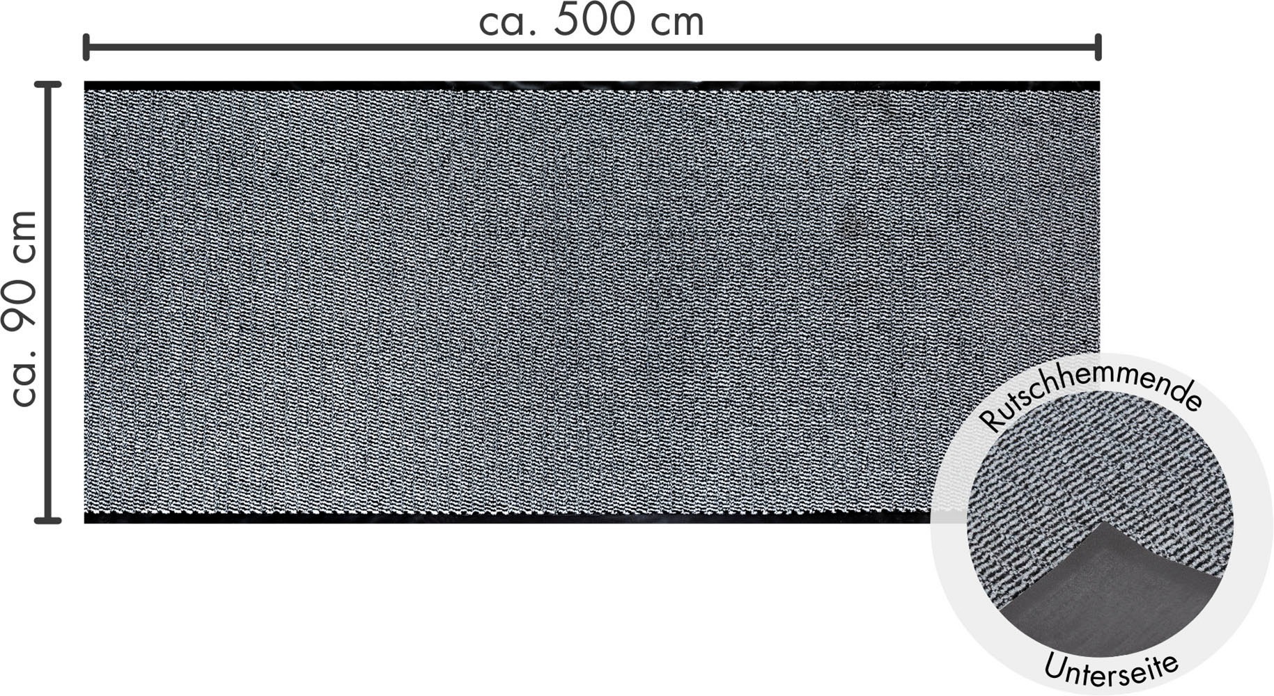Andiamo Fussmatte »Easy, Made in Netherlands«, rechteckig, 5 mm Höhe, Schmutzfangmatte, rutschhemmend, Innen- und überdachten Aussenbereich