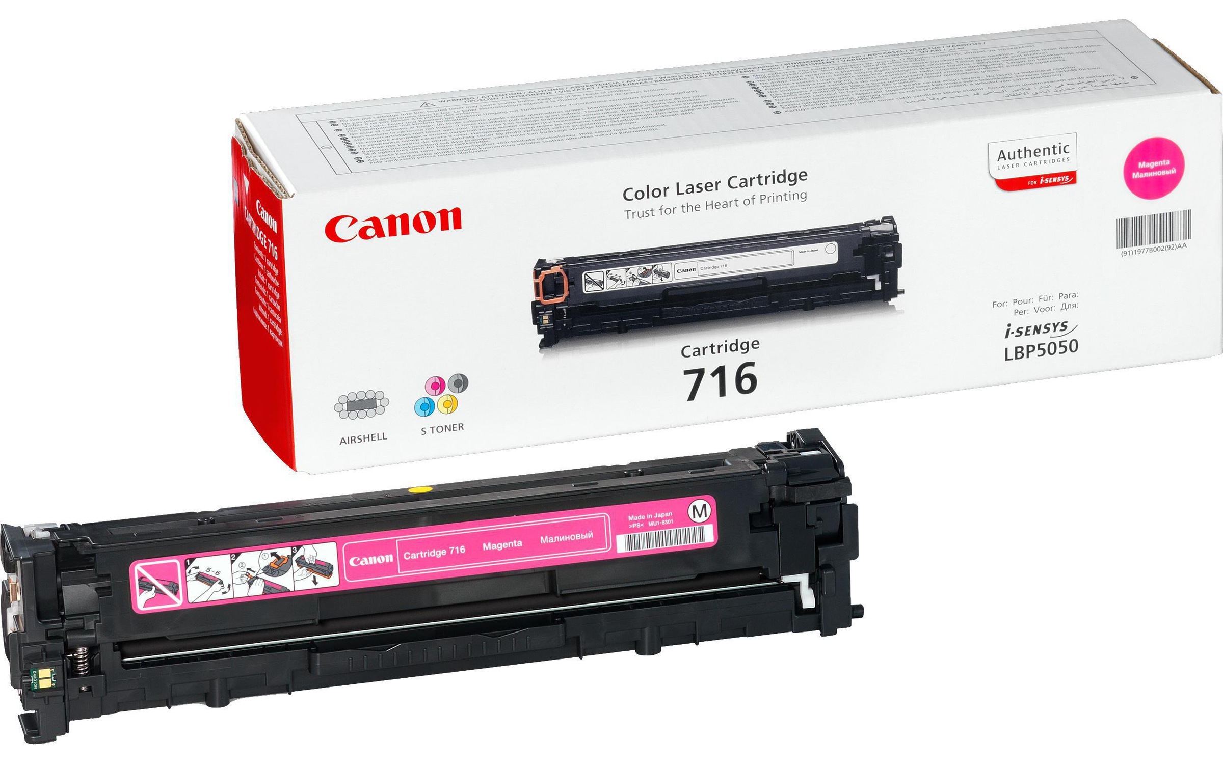 Image of Canon Tonerpatrone "CRG 716M, magenta"