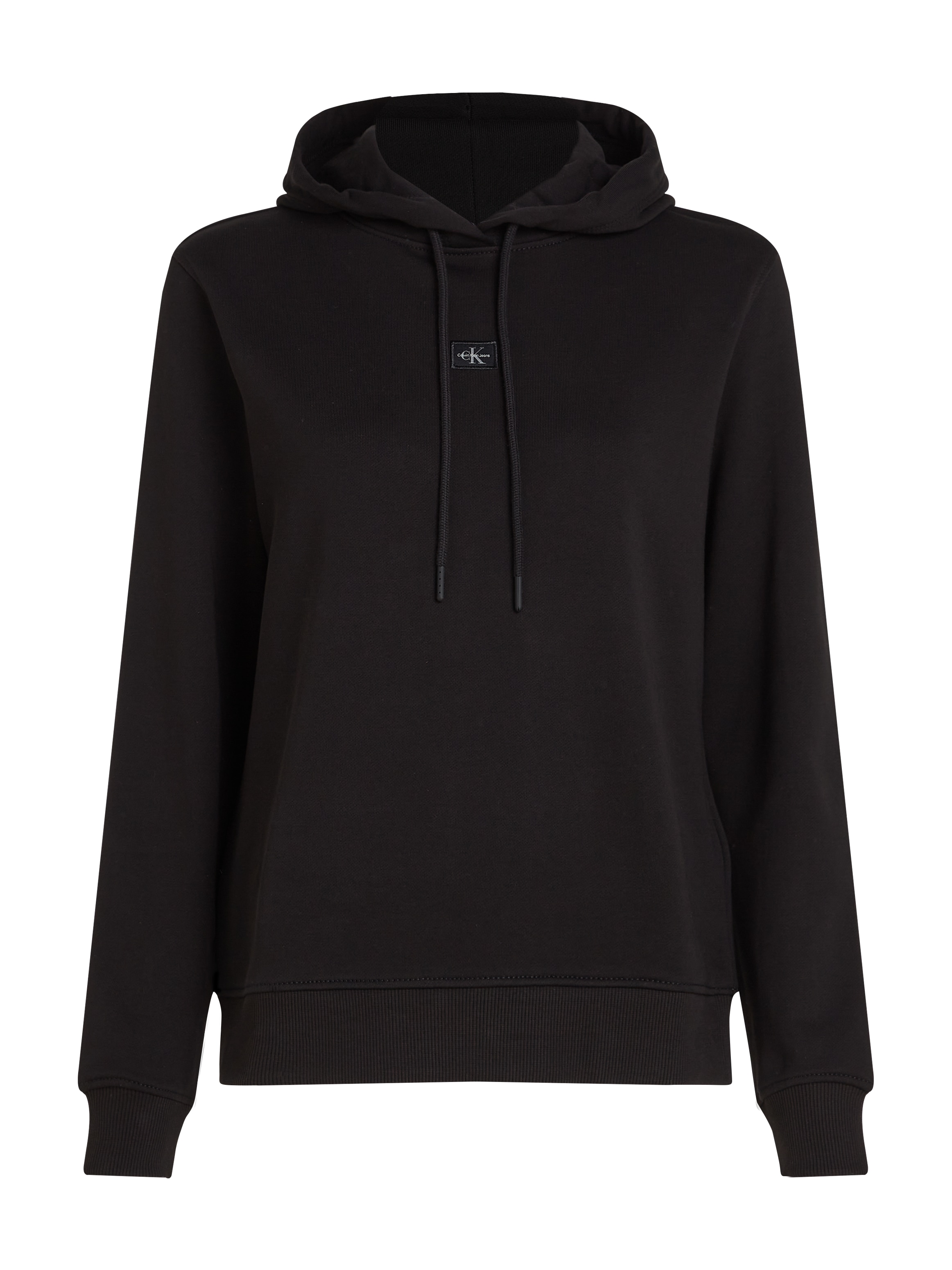 Calvin Klein Jeans Kapuzensweatshirt »WOVEN LABEL REGULAR HOODIE« mit kleinem Logo-Patch