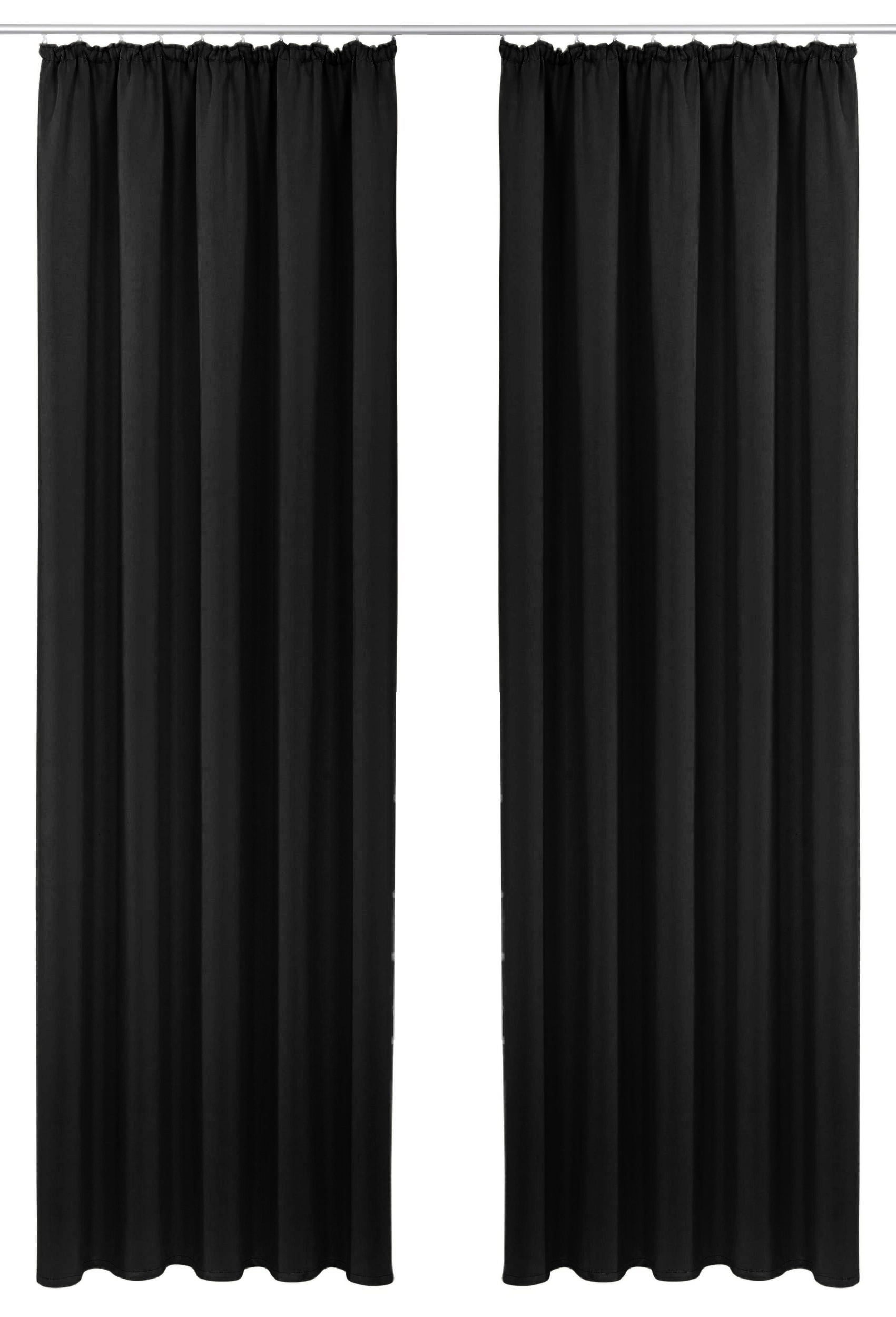 Image of GOODproduct Vorhang "SOLA" Kräuselband 1 Stk. tlg. Breite:130 cm, 1 Schal, einfarbig, Verdunkelung