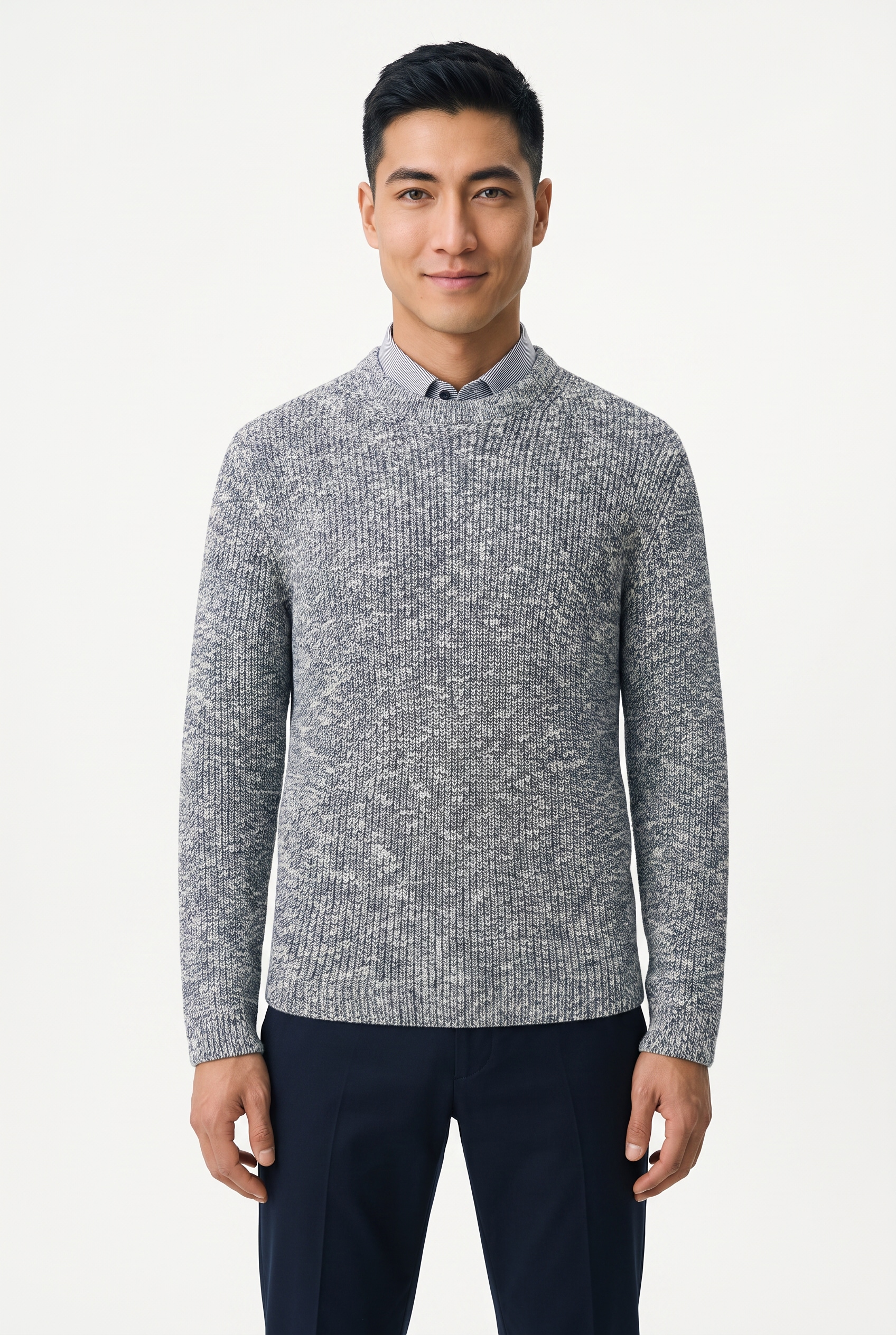Image of Joop Jeans Strickpullover "Gadi" Regular fit mit Rundhalsausschnitt