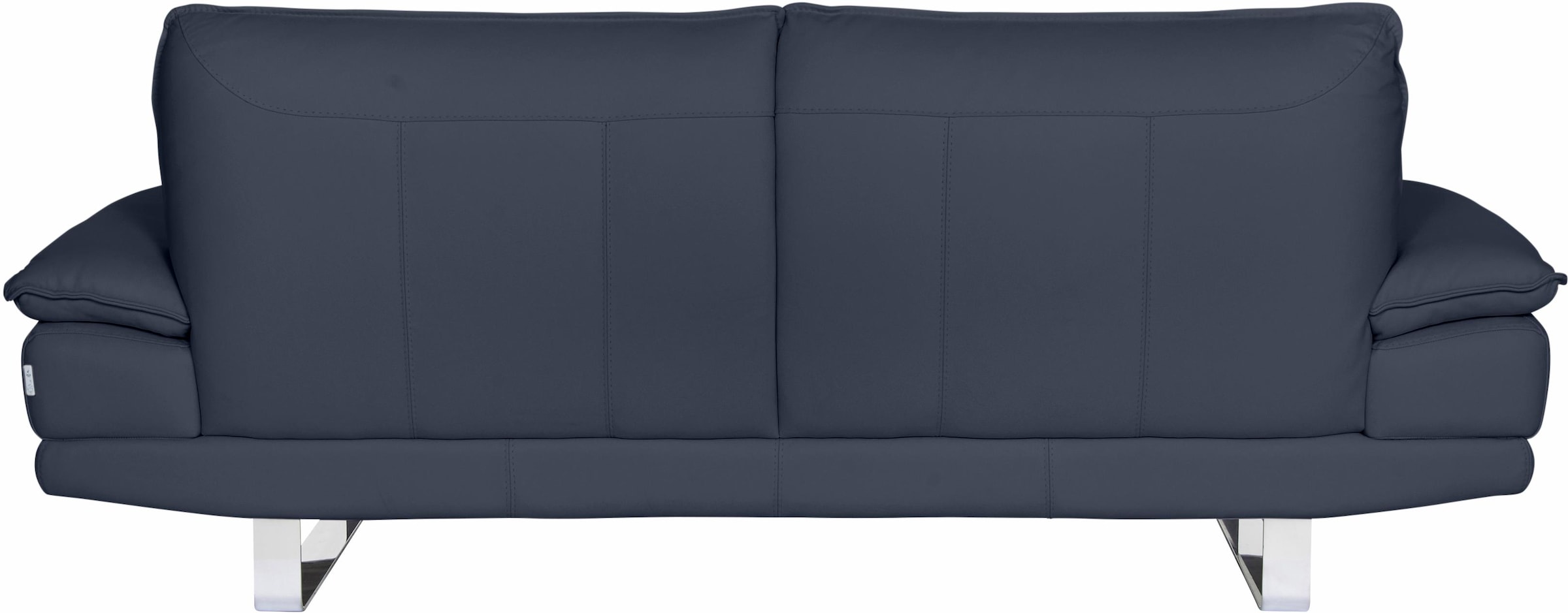 CALIA ITALIA 3-Sitzer »Dave, Sitzkomfort der Extraklasse, tolle Details« Designsofa auf Kufenfuss, in zwei Lederqualitäten