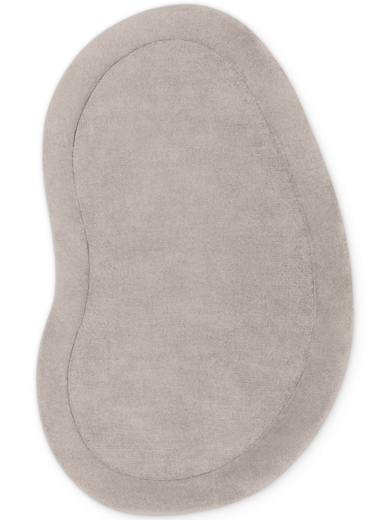 Villeroy & Boch Tapis »Wollteppich Kari« Rectangulaire 17 mm Höhe Handgewebt, Wolle, Bordüre, Einfarbig, Läufer, Wohnzimmer, Organisch