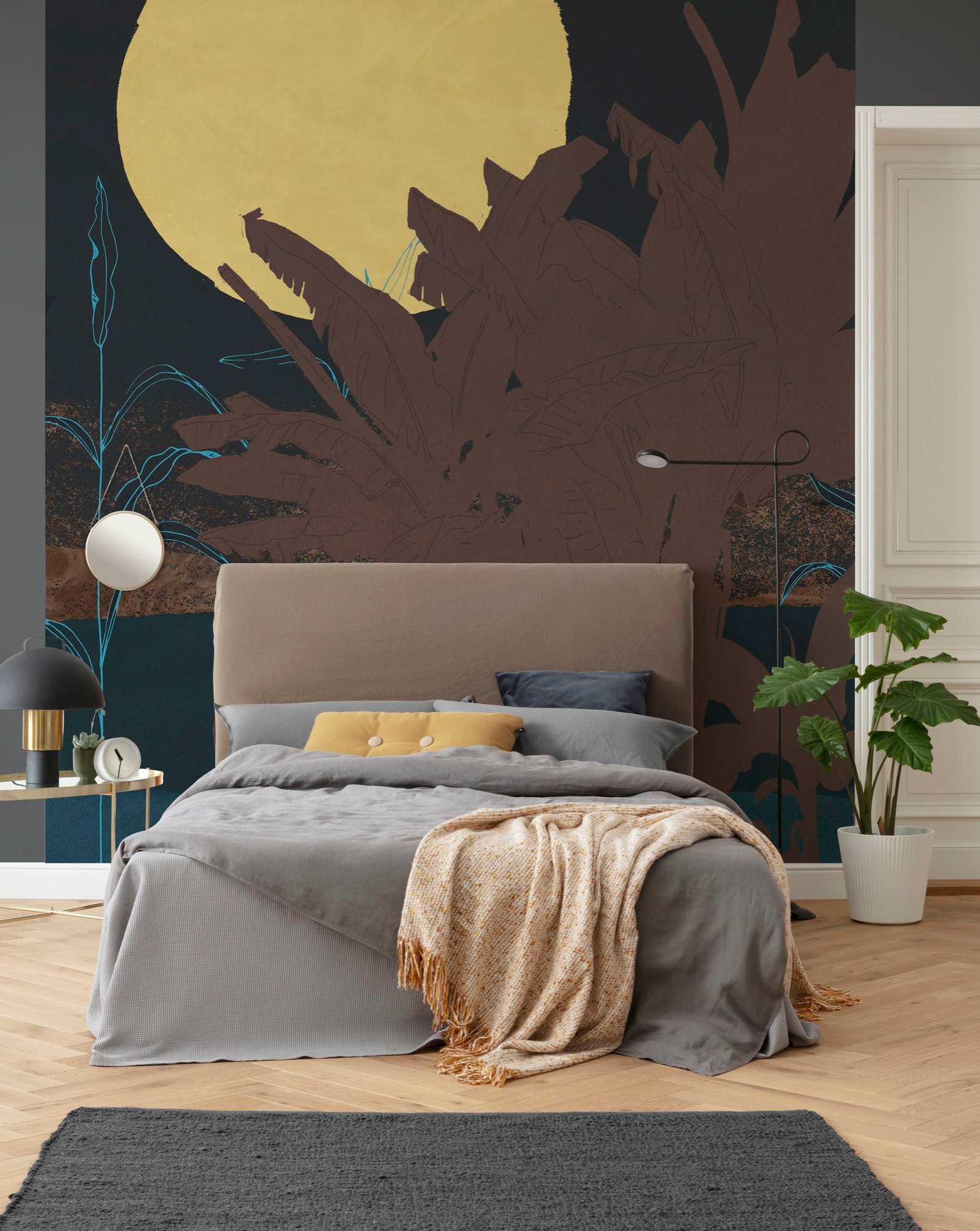 Komar Vliestapete »Digitaldruck Vlies - Supermoon - Grösse 250 x 280 cm«, bedruckt, Wohnzimmer, Schlafzimmer