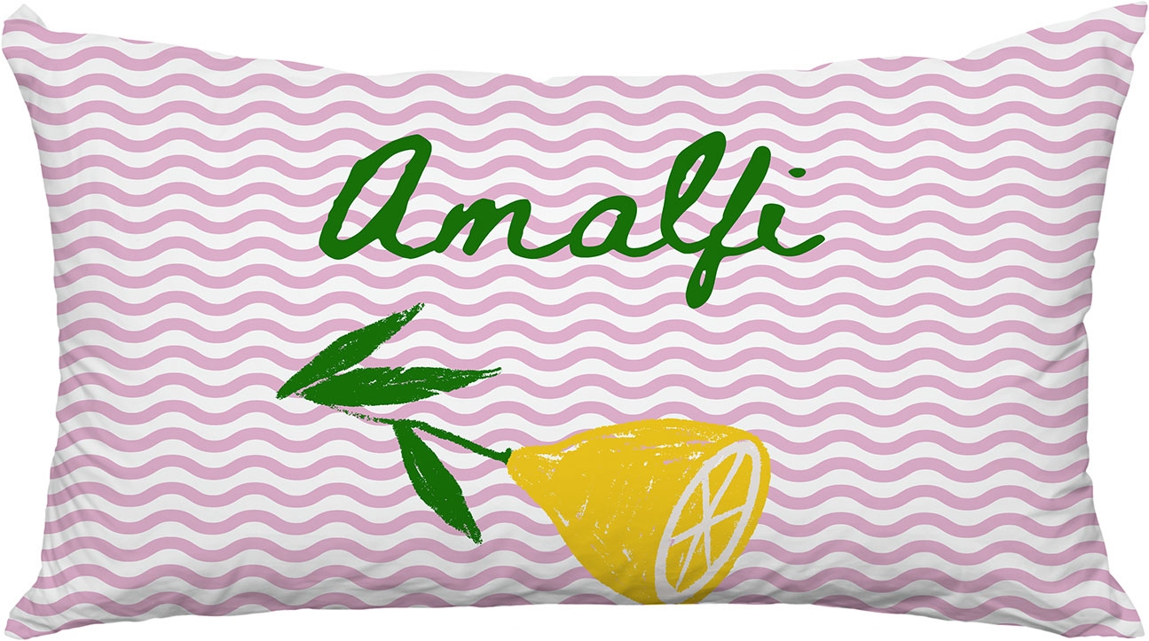 Image of queence Dekokissen "Amalfi" Premium Outdoor Kissenbezug; Format: 60x40 cm