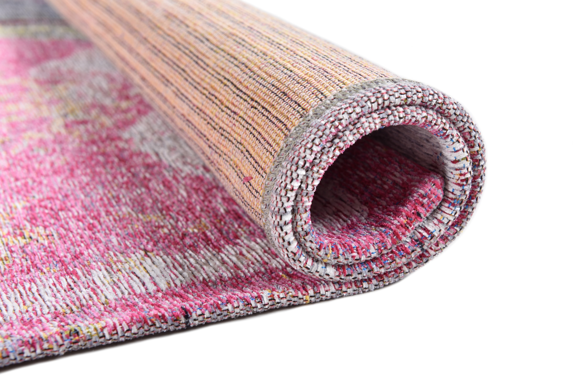 Gino Falcone Tapis »Cosima-111« Rectangulaire 3 mm Höhe tapis jacquard tissé plat, avec fil chenille, design moderne