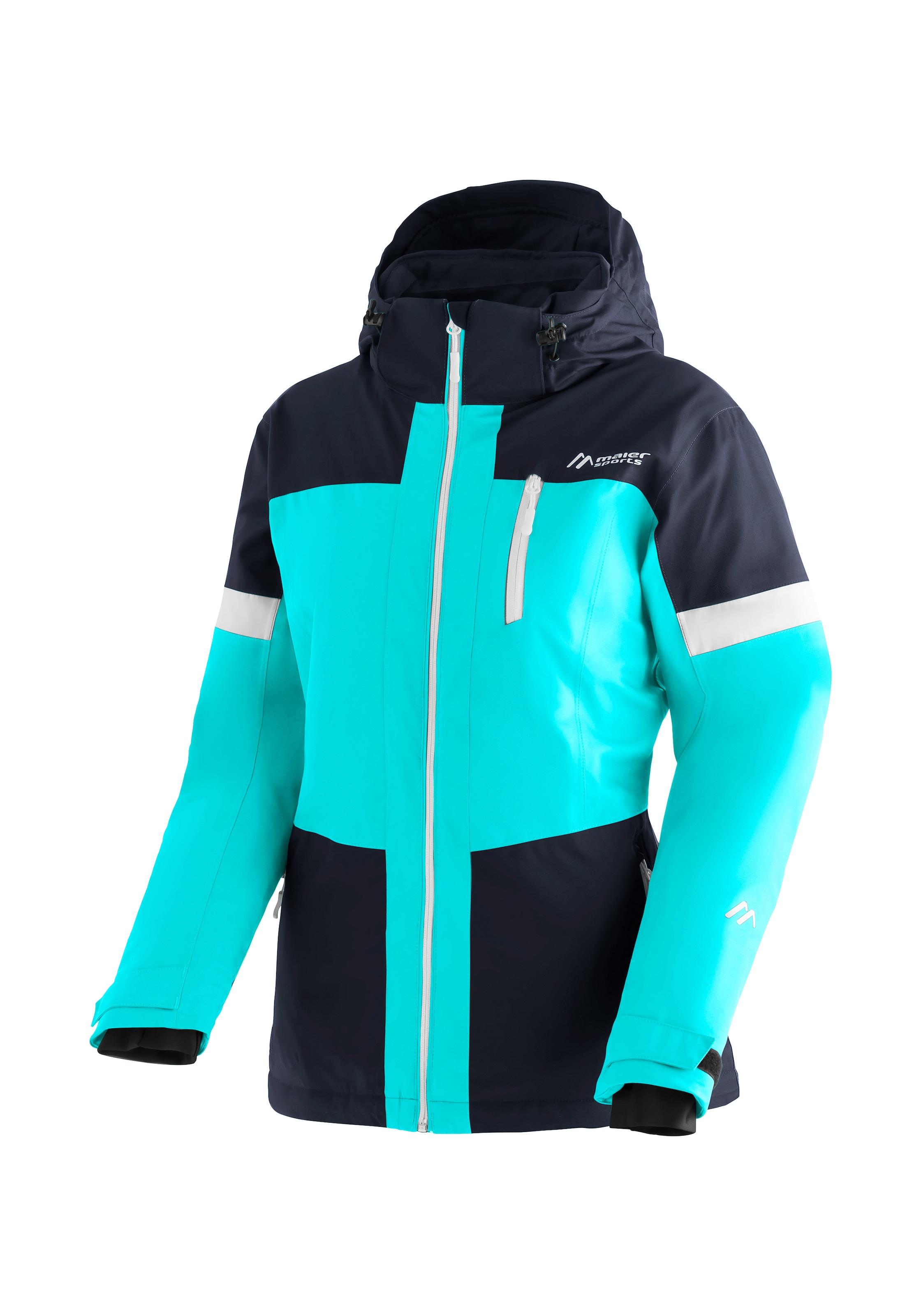 Skijacke »HANNI«, Damen Winterjacke, wasserdicht, 3 RV-Taschen und Kapuze, Regular fit