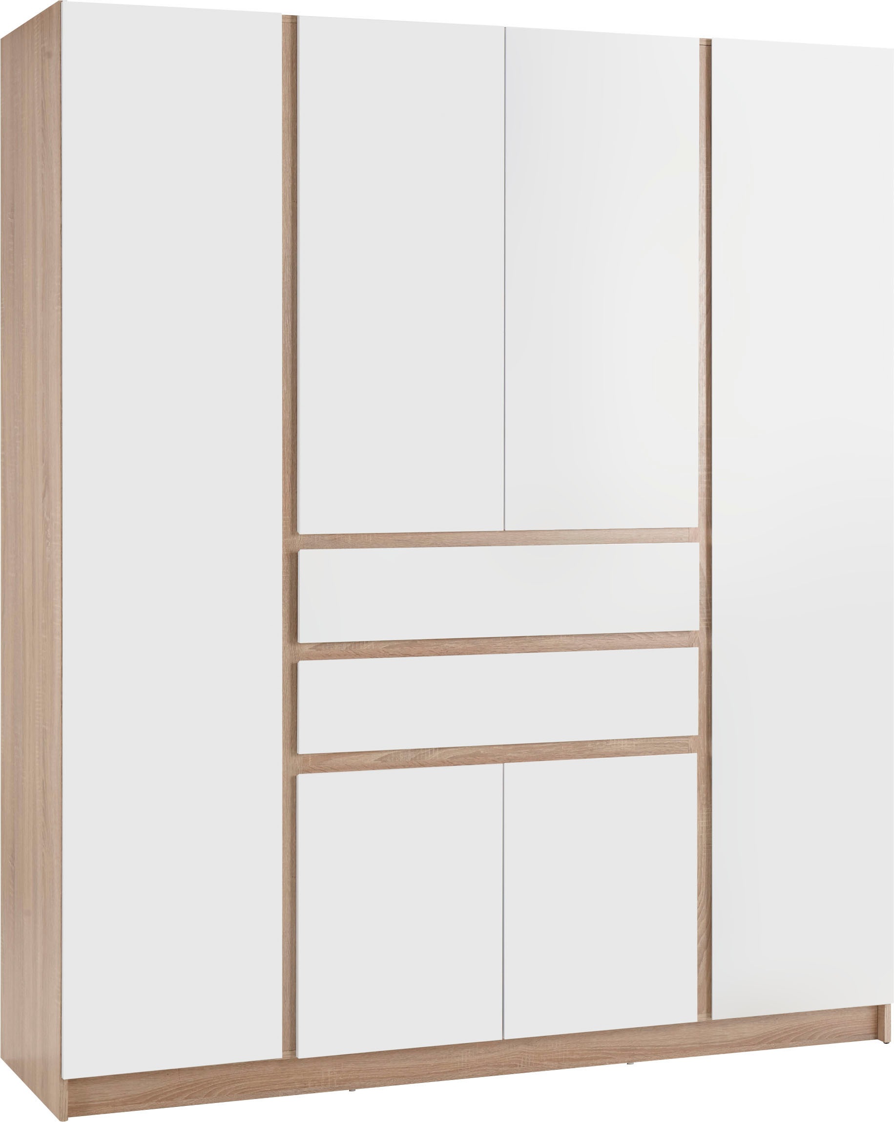 Image of Schlafkontor Drehtürenschrank »Falun«, mit griffloser Hochglanz-Front bei Ackermann Versand Schweiz