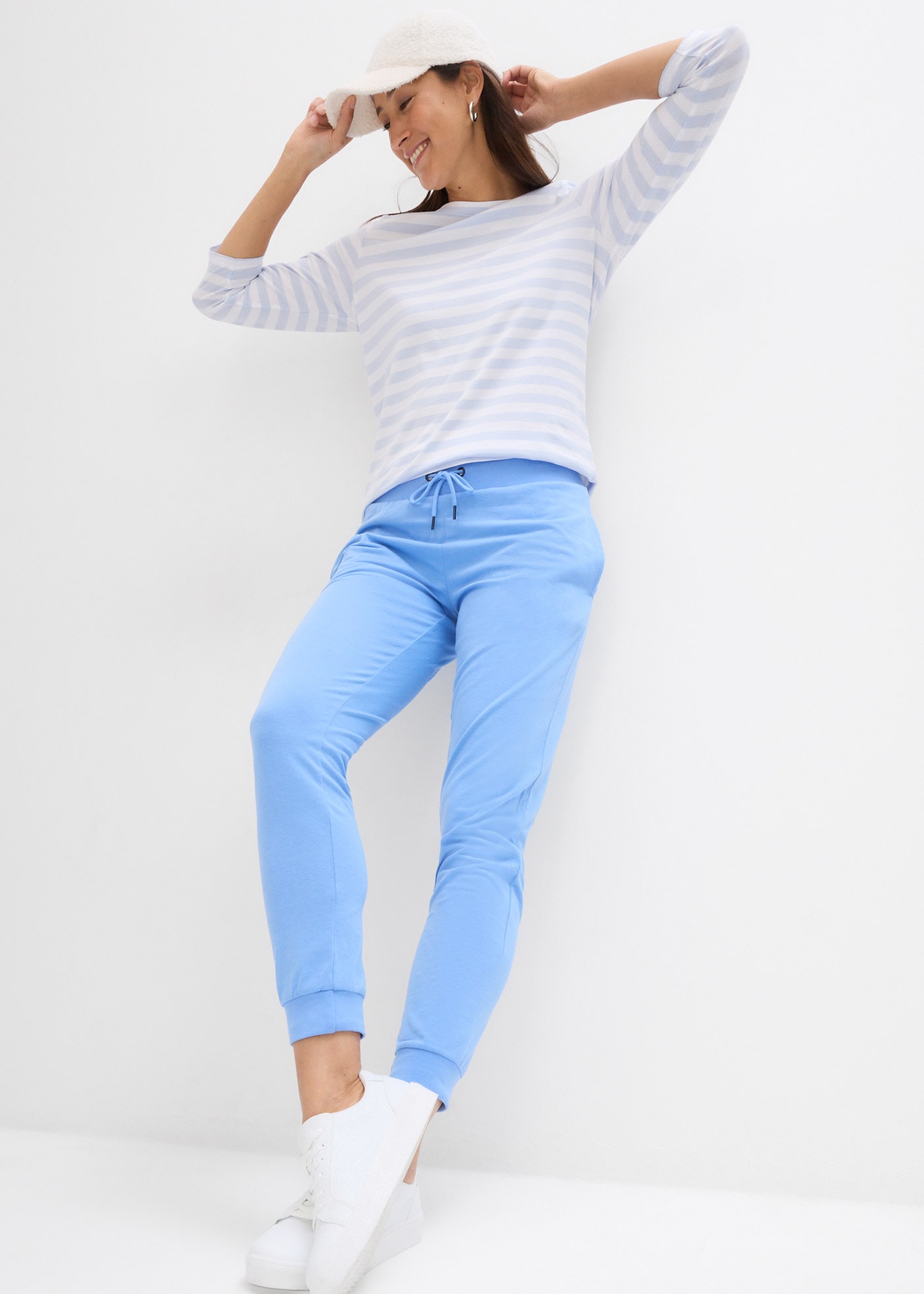 bonprix T-shirt 1 bequeme Passform, 3/4-Ärmel, für Frühling und Sommer