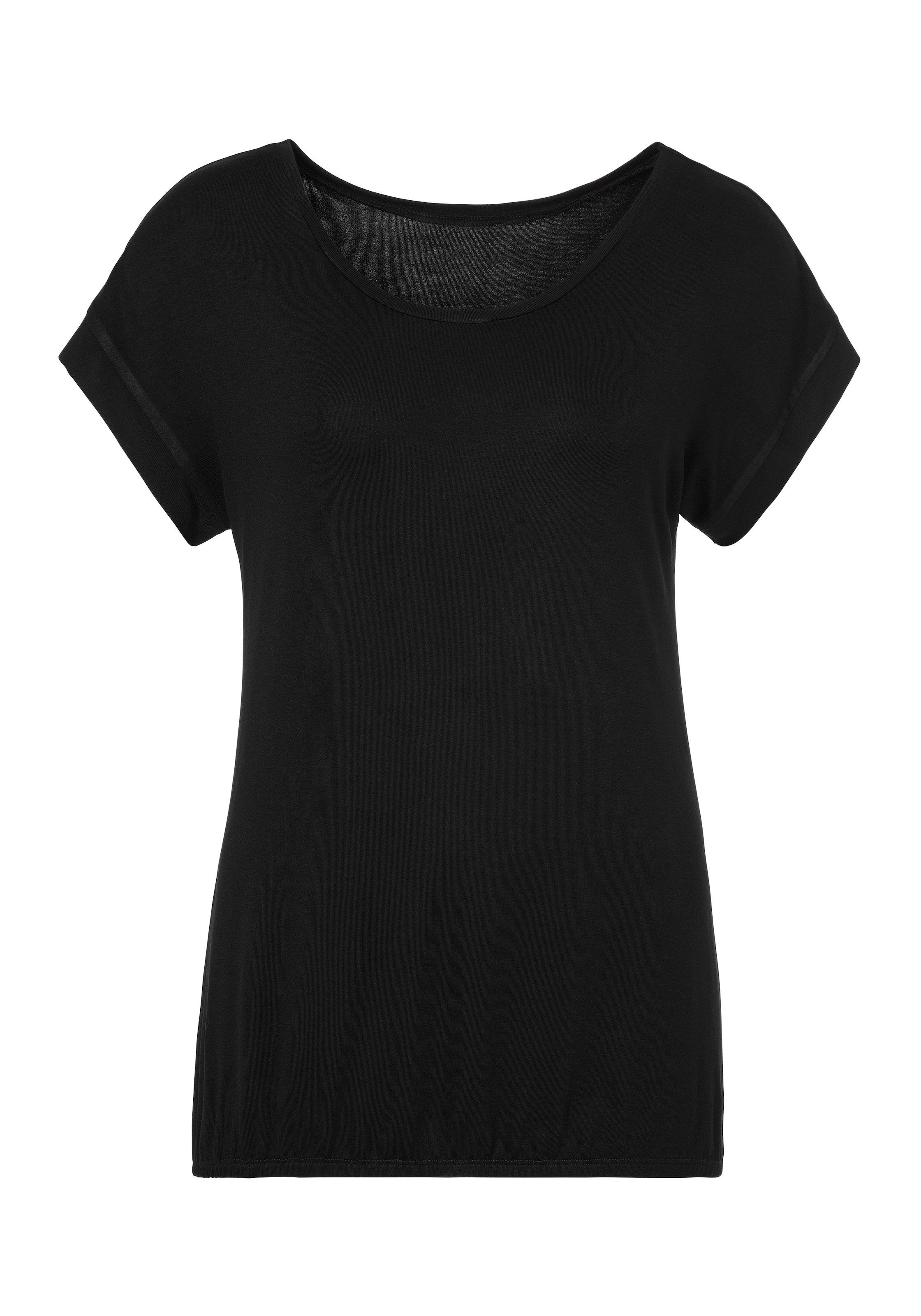 ♕ Vivance T-Shirt, versandkostenfrei elastischem bestellen Saumabschluss mit