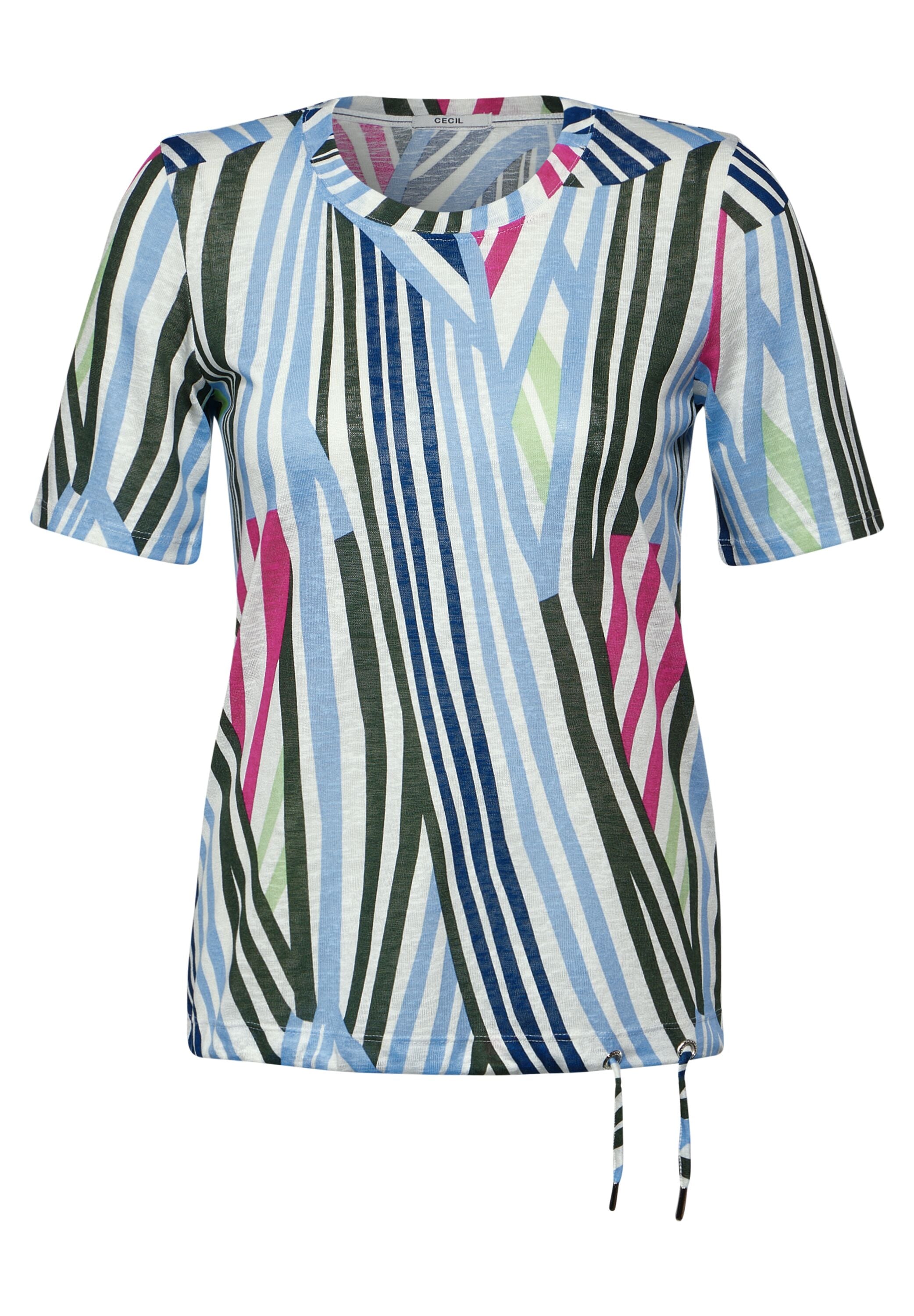 Cecil T-Shirt, mit mehrfarbigen Streifen