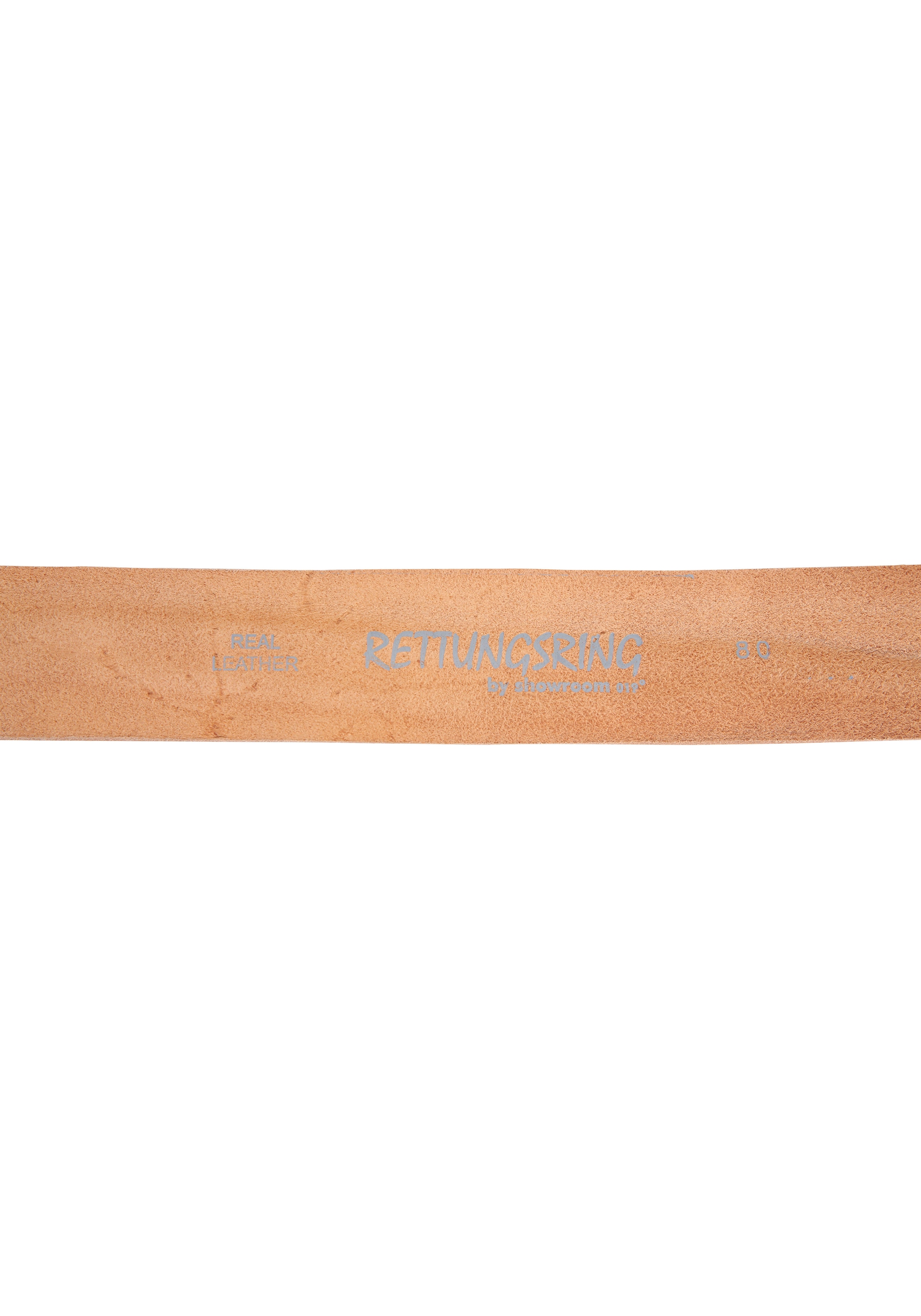RETTUNGSRING by showroom 019° Ledergürtel, mit austauschbarer Schliesse »Delfinfamilie Oval Silberfarben«