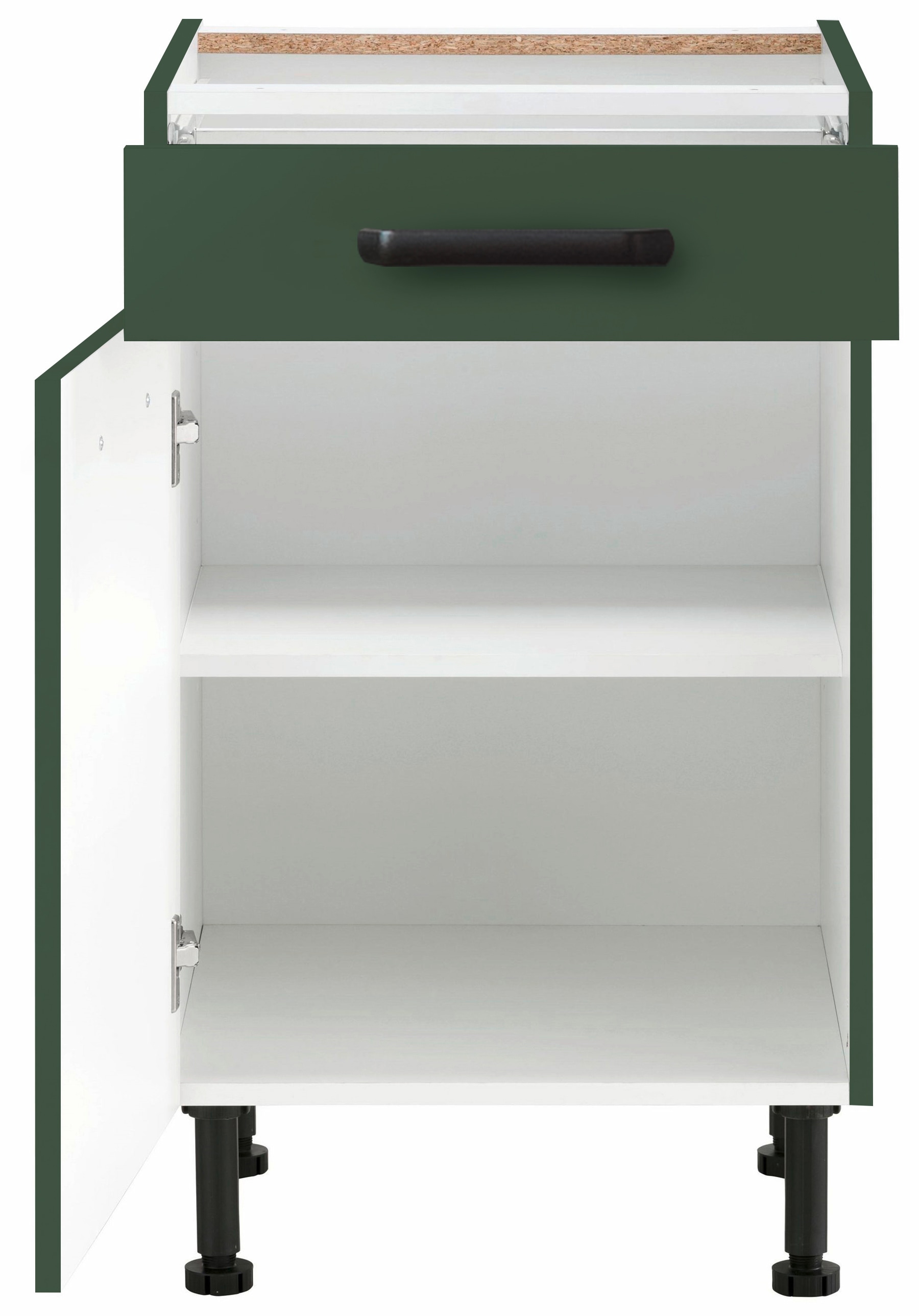 wiho Küchen Unterschrank »Simi«, Soft-Close-Funktion in Schubkästen und Auszügen, verstellbare Füsse