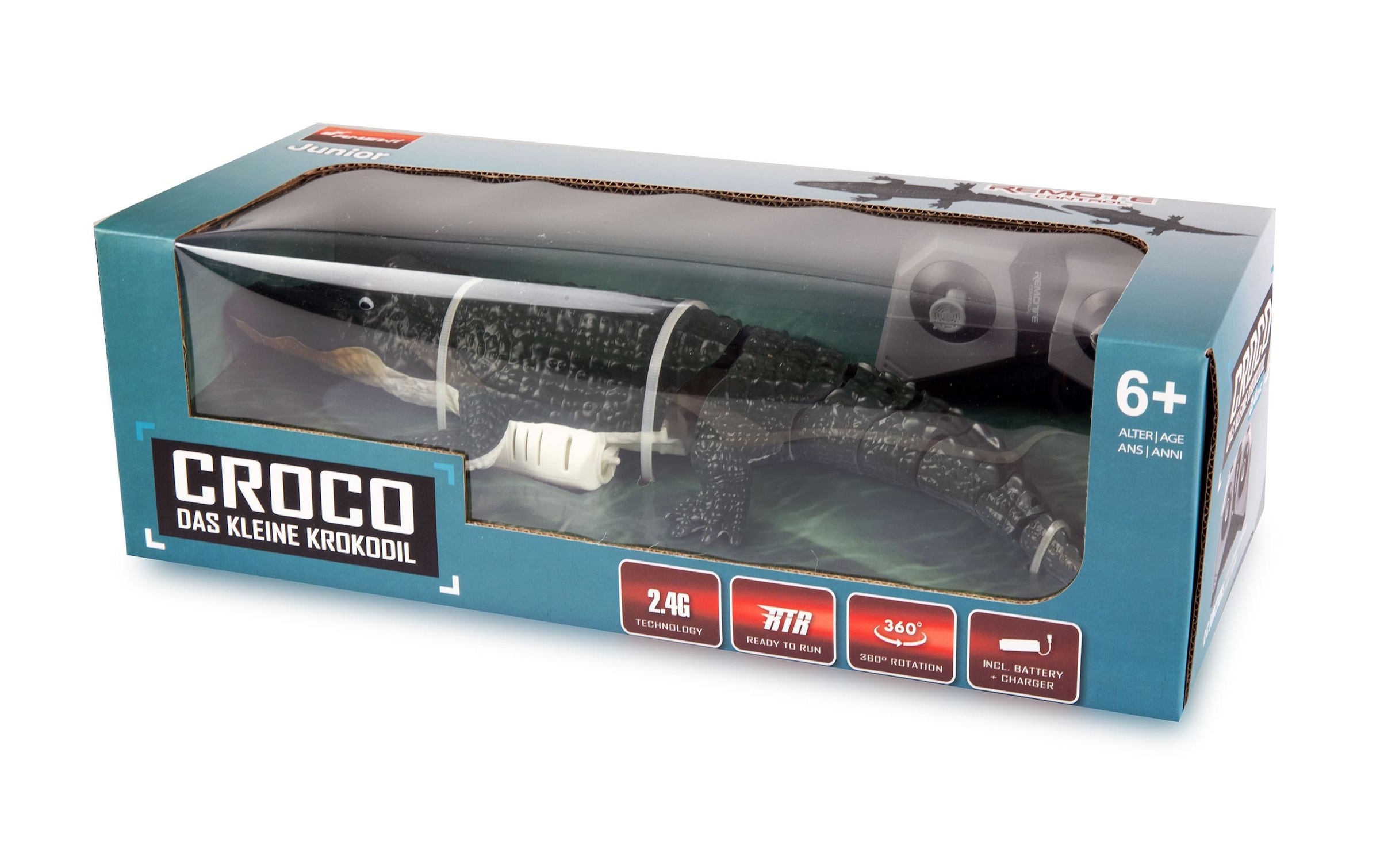Amewi RC-Tier »Croco das kleine Krokodil 370 mm, 4-Kanal, RTR«
