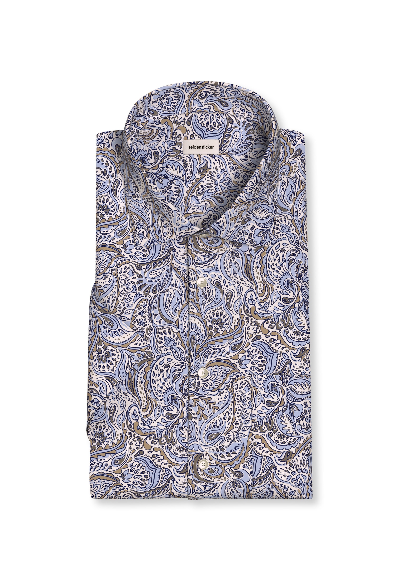 seidensticker Businesshemd »Comfort« Comfort Kurzarm Kentkragen Floral