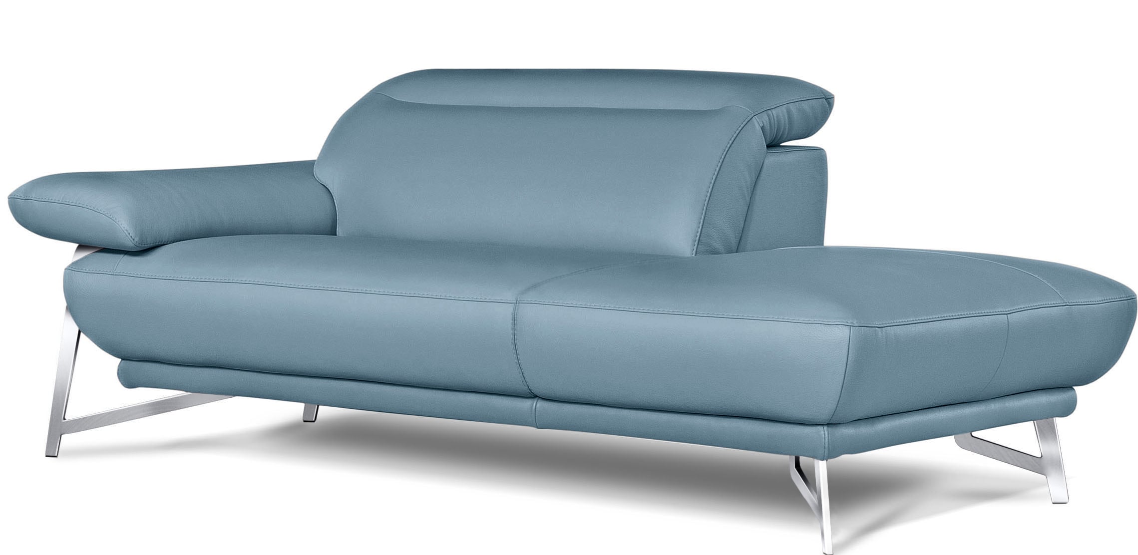 Egoitaliano Polstergarnitur »Anais, Design mit hohem Sitzkomfort für mehr Bequemlichkeit«, Set: bestehend aus Sofa und Ottomane, inkl. Kopfteilverstellung