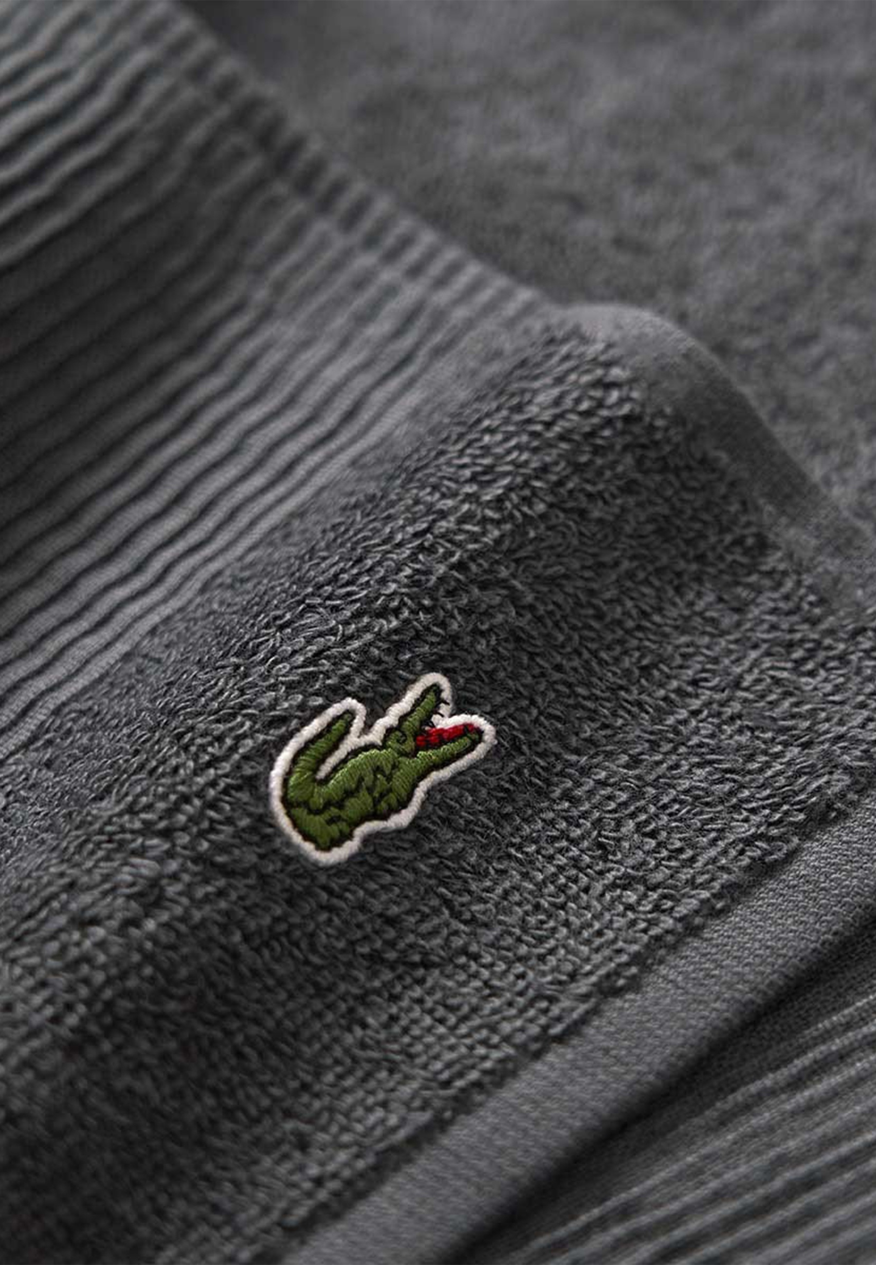 Lacoste Serviette de bain »LLECROCO« avec applications d'étiquettes