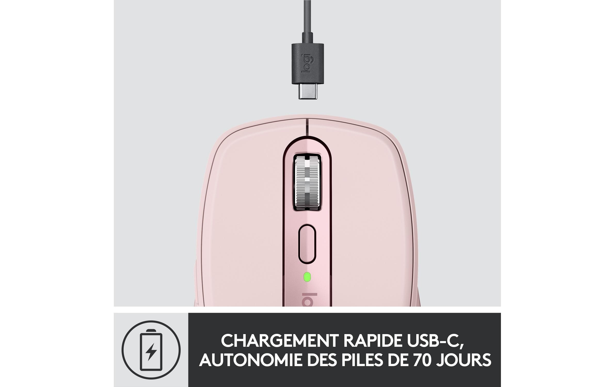 Logitech Maus »Maus MX Anywhere 3 Rose«, kabellos