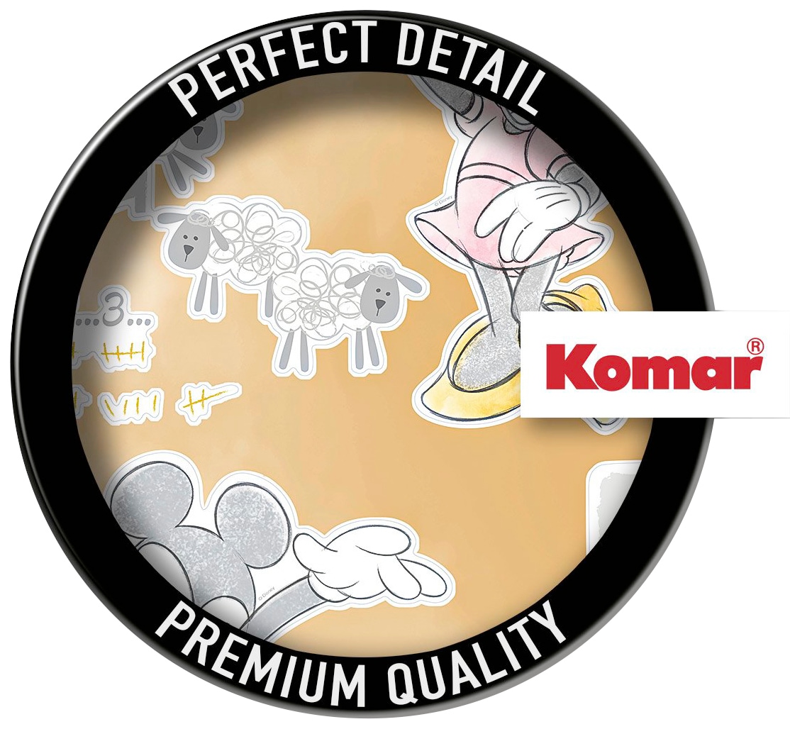 Komar Wandtattoo »Mickey Counting Sheeps - Grösse 50 x 70 cm«, (15 St.), selbstklebend, Wandsticker, Kinderzimmer