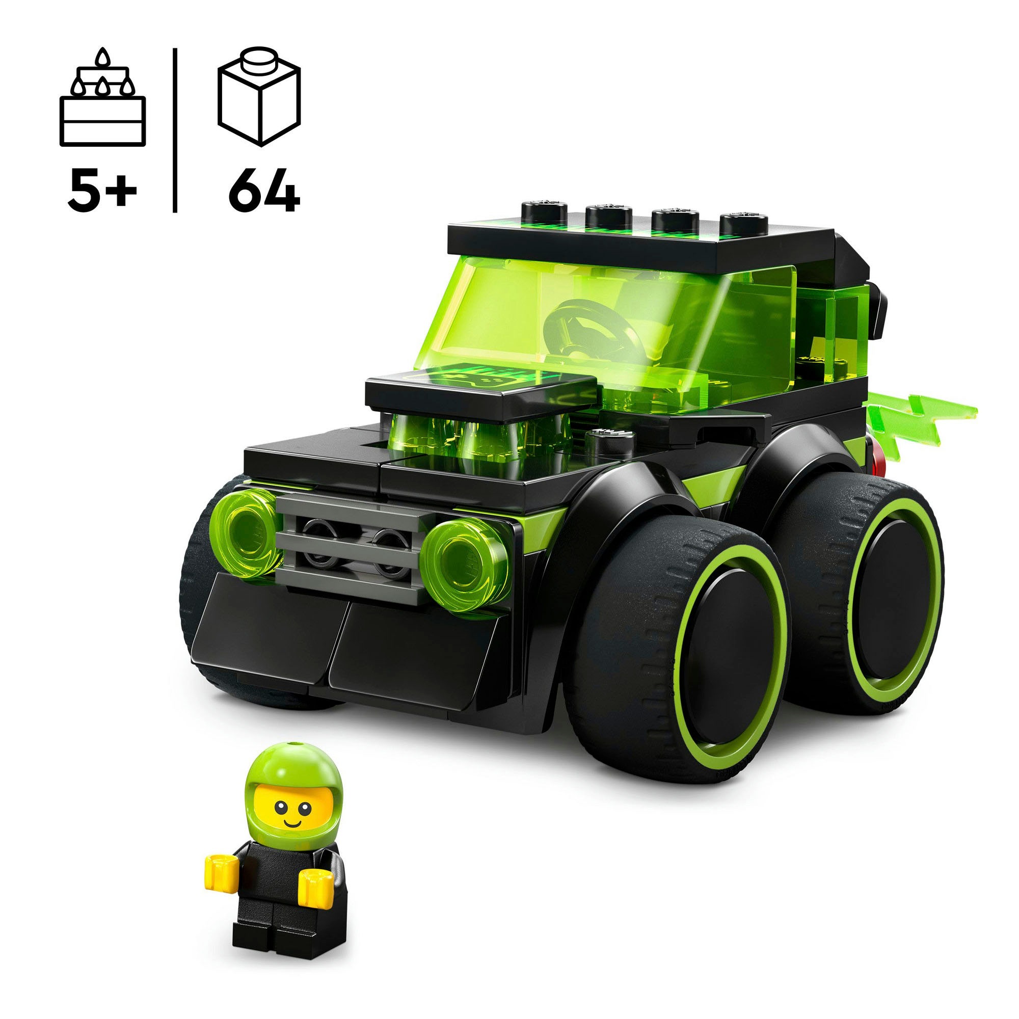 LEGO® Pions de construction »Coole Flitzer – Gaming-Rennauto (60484), LEGO City« Made in Europe