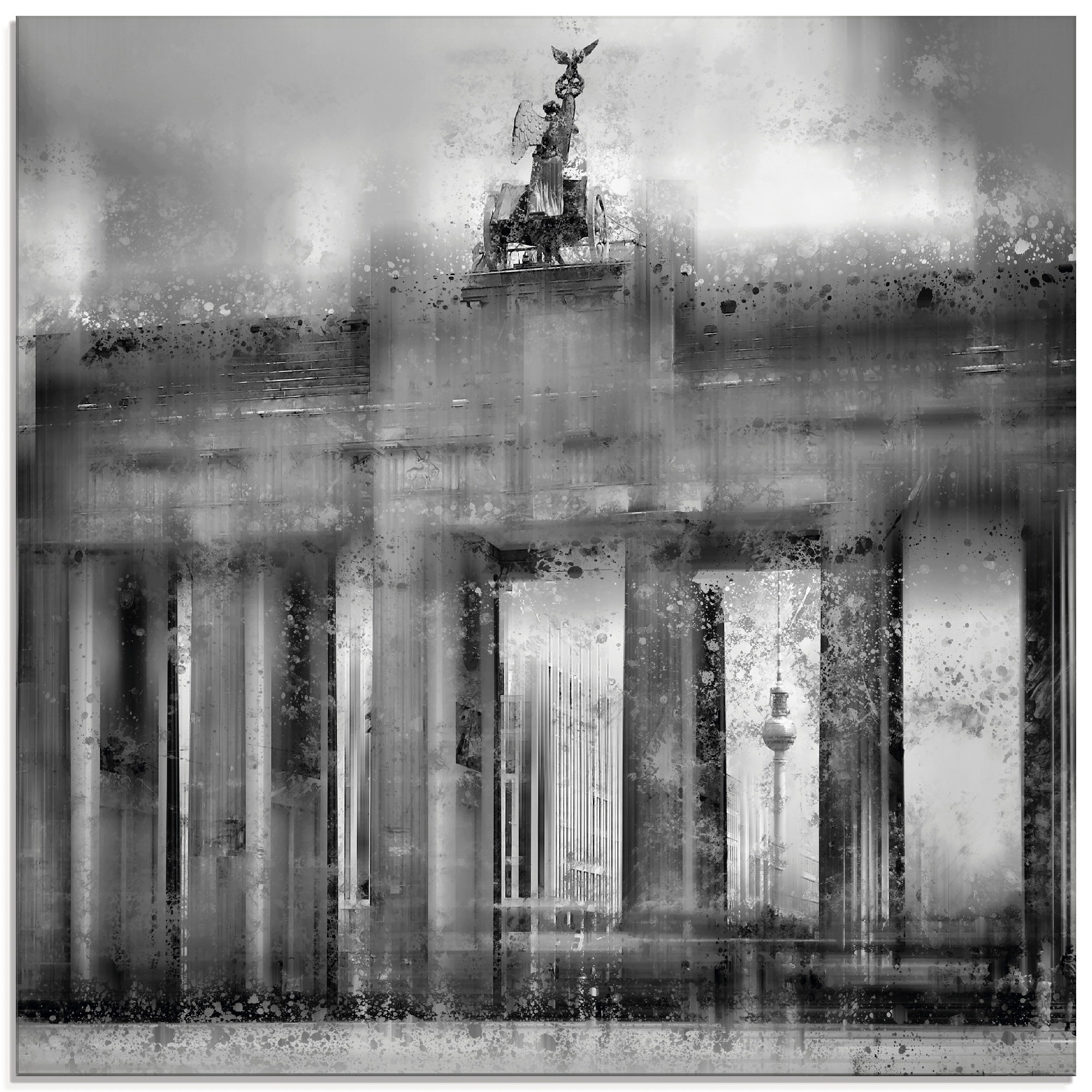 Image of Artland Glasbild »Berlin Brandenburger Tor II«, Gebäude, (1 St.) bei Ackermann Versand Schweiz
