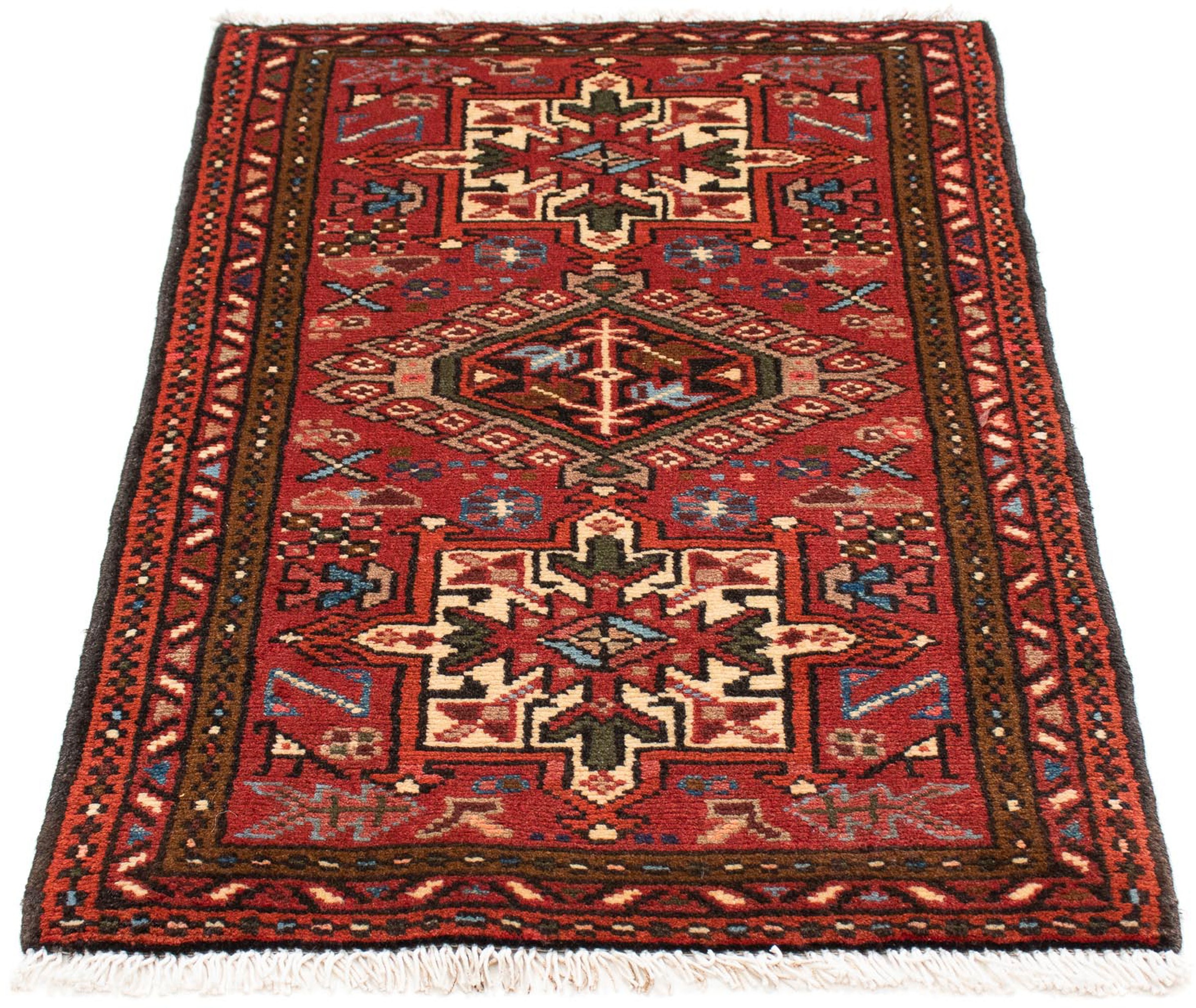 Image of morgenland Orientteppich »Perser - Nomadic - 106 x 64 cm - dunkelrot«, rechteckig, 10 mm Höhe, Wohnzimmer, Handgeknüpft, Einzelstück mit Zertifikat bei Ackermann Versand Schweiz