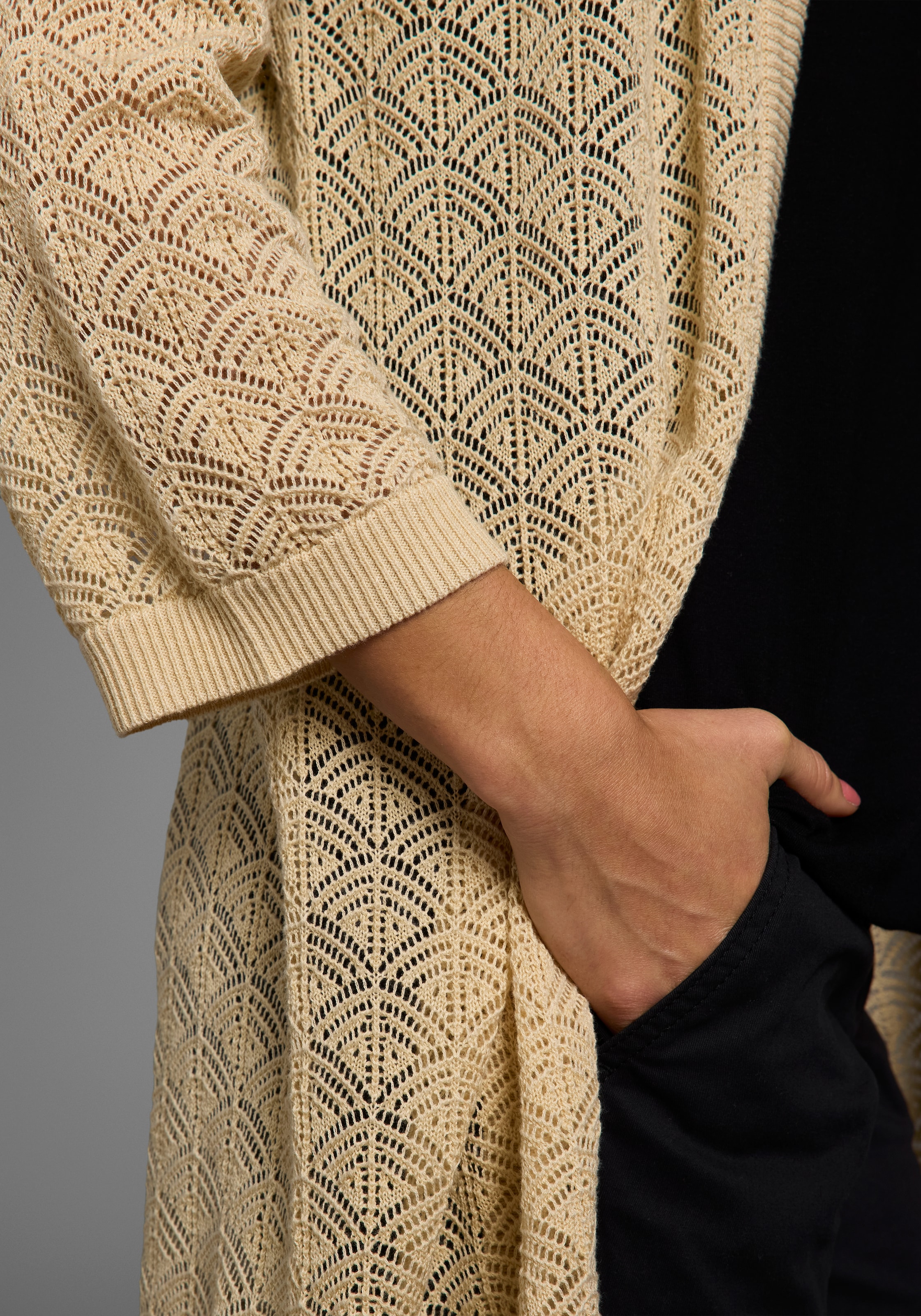 Laura Scott Cardigan, mit sommerlichem Ajourmuster - NEUE KOLLEKTION