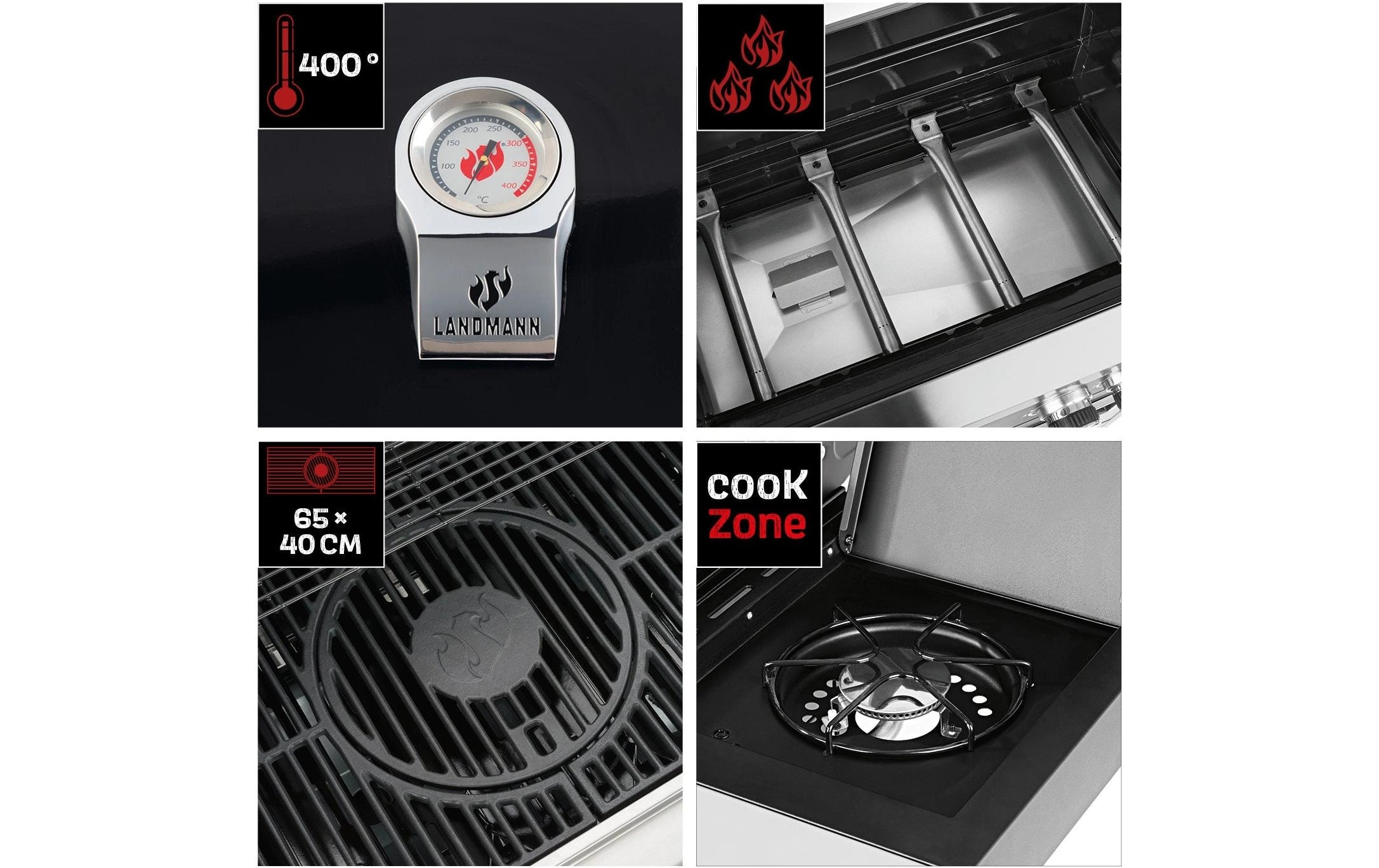 LANDMANN Gasgrill »Fryton 45295 Cook«