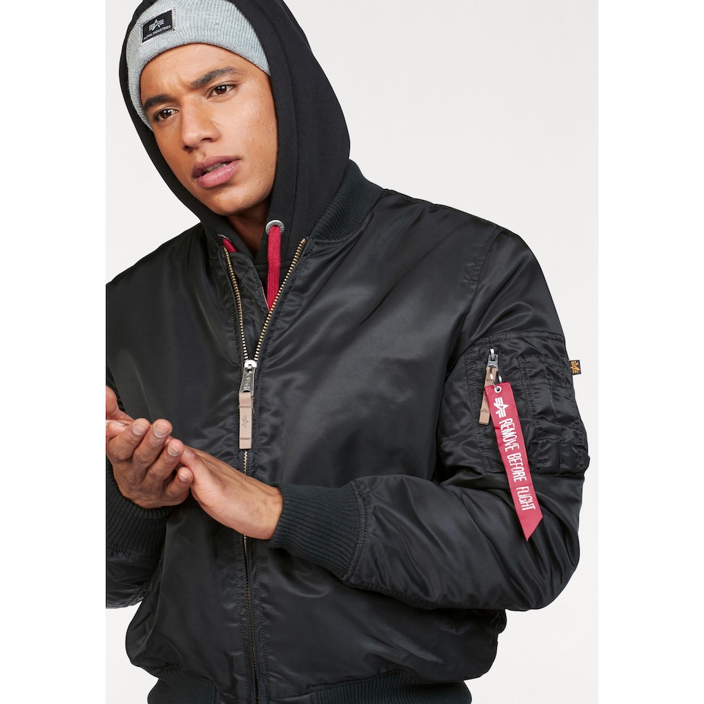 Alpha Industries Bomberjacke »MA-1 VF59 LONG«, ohne Kapuze, gefüttert