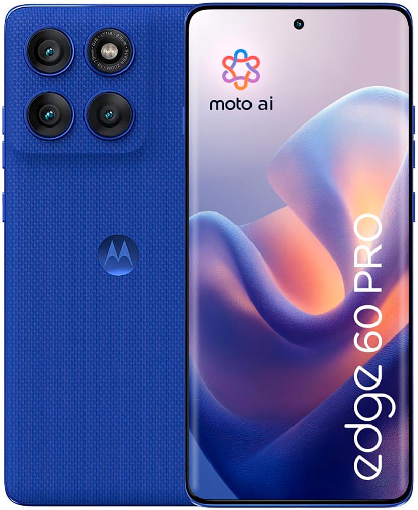 Motorola Smartphone »Edge 60 Pro« Dazzling Blue