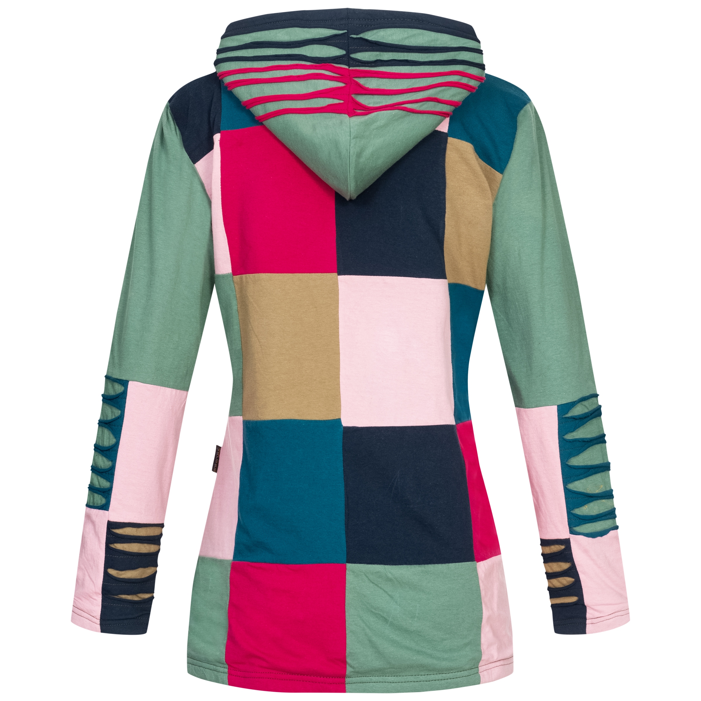 DEPROC Active Fleecejacke »Patchwork Multicolor NUNAVUT II NEW FLOWER POWER«